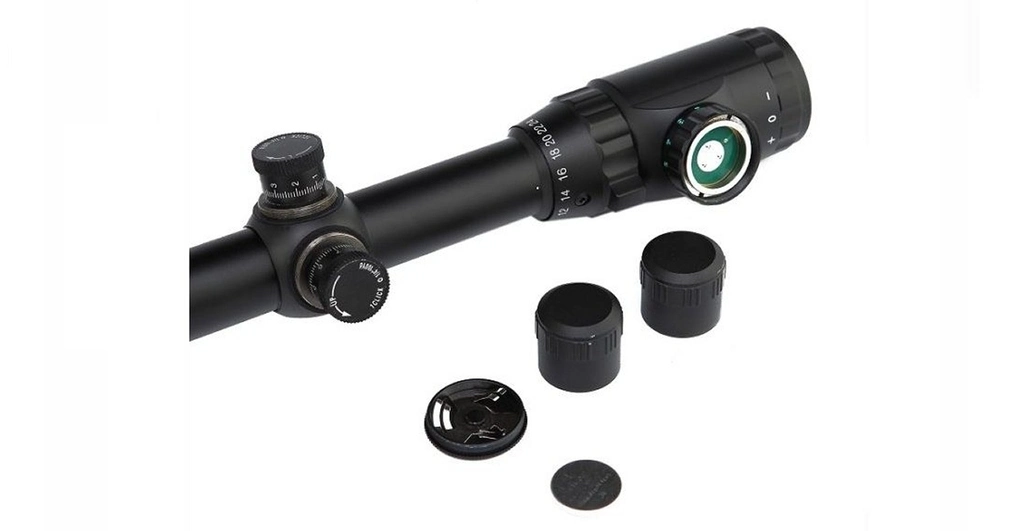 6-24x50 Aoe Av Dürbünü Çift Işık Kırmızı Yeşil Kaynaklı Zoomlu