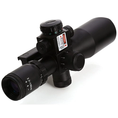 Süper Zoomlu Lazerli Profesyonel Av Dürbünü 2.5-10x40/e