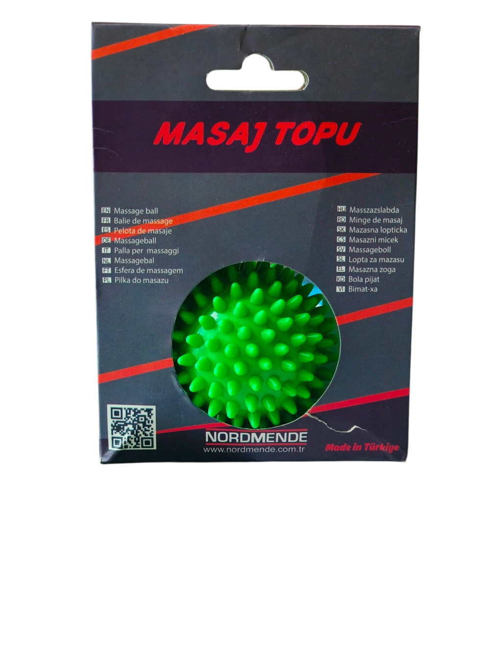 Dikenli Masaj Topu Orta Boy 7,5 Cm