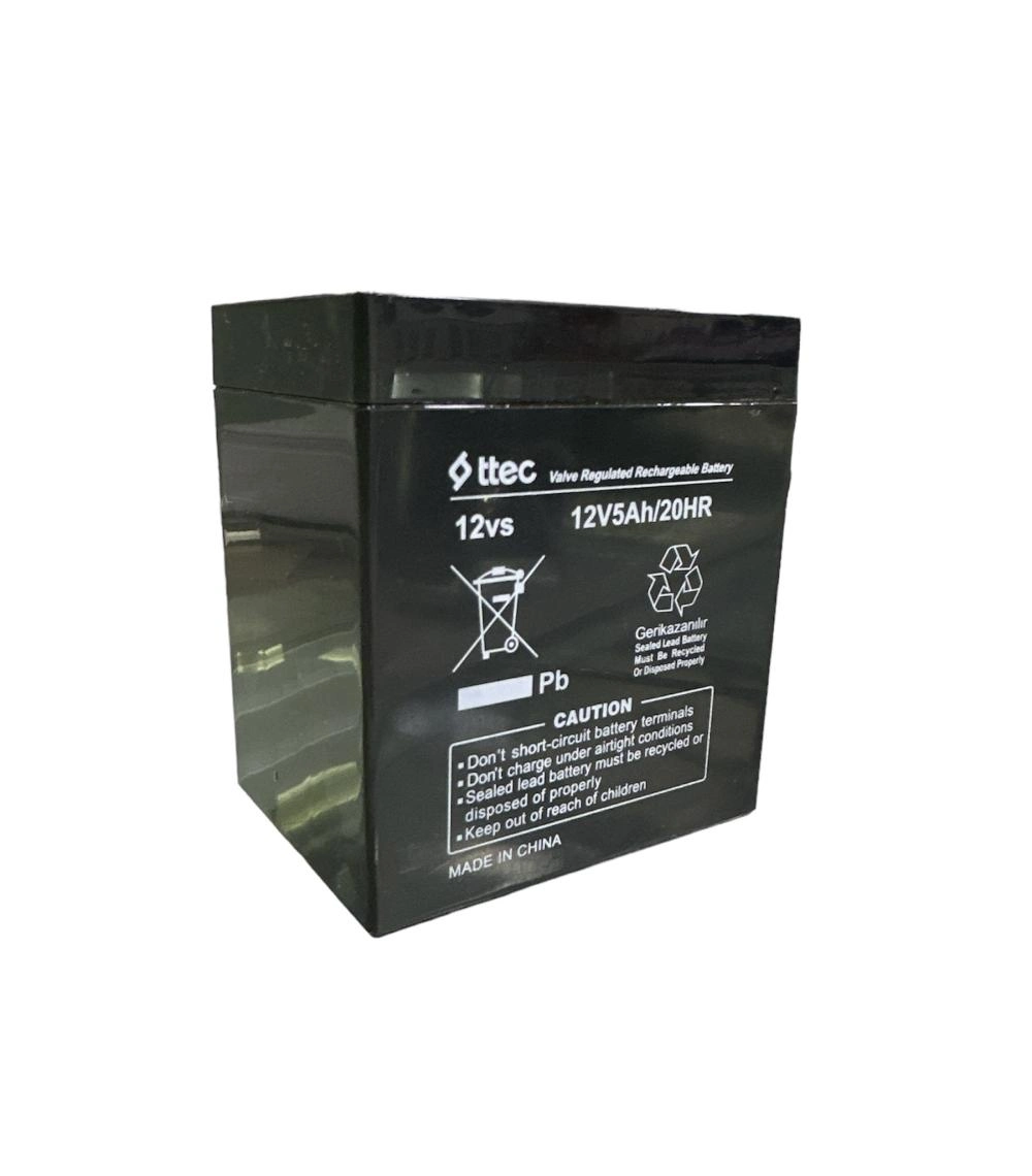 Ttec 12v 5 Ah Kuru Bakımsız Akü