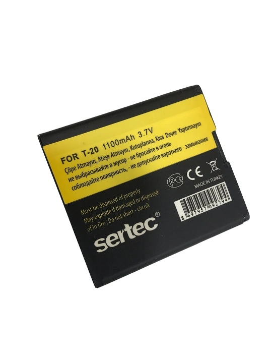 Sertec - Turkcell T-20 Uyumlu Batarya