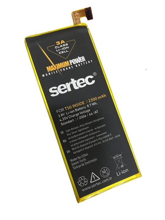 Sertec - Turkcell T-50 Uyumlu Batarya