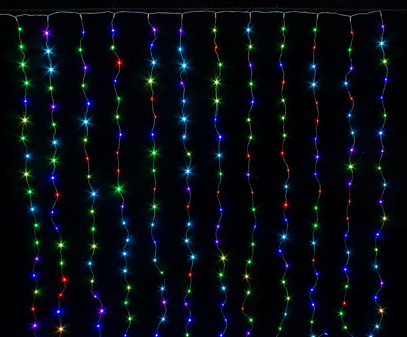 Perde Led  240 Ledli 8 Fonksiyonlu Dekor Lambası Rgb
