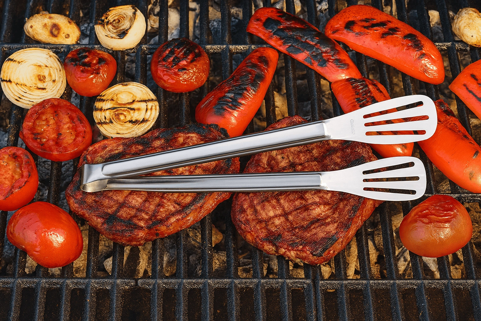 Maşa Paslanmaz Barbekü Maşası - 25 Cm Mutfak Ekmek Maşası