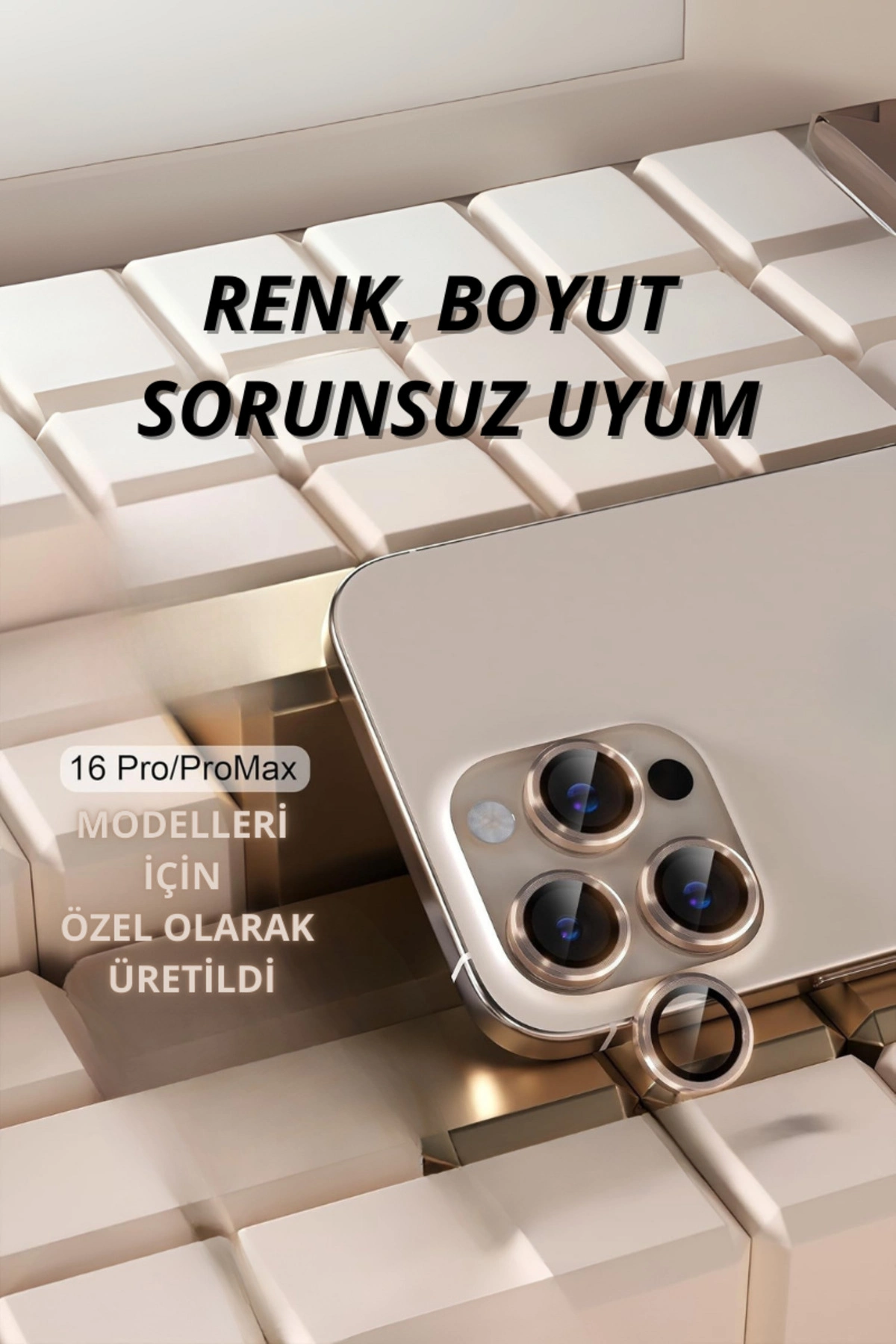 Samsung Galaxy S23 Plus Kamera Lens Koruyucu - Siyah