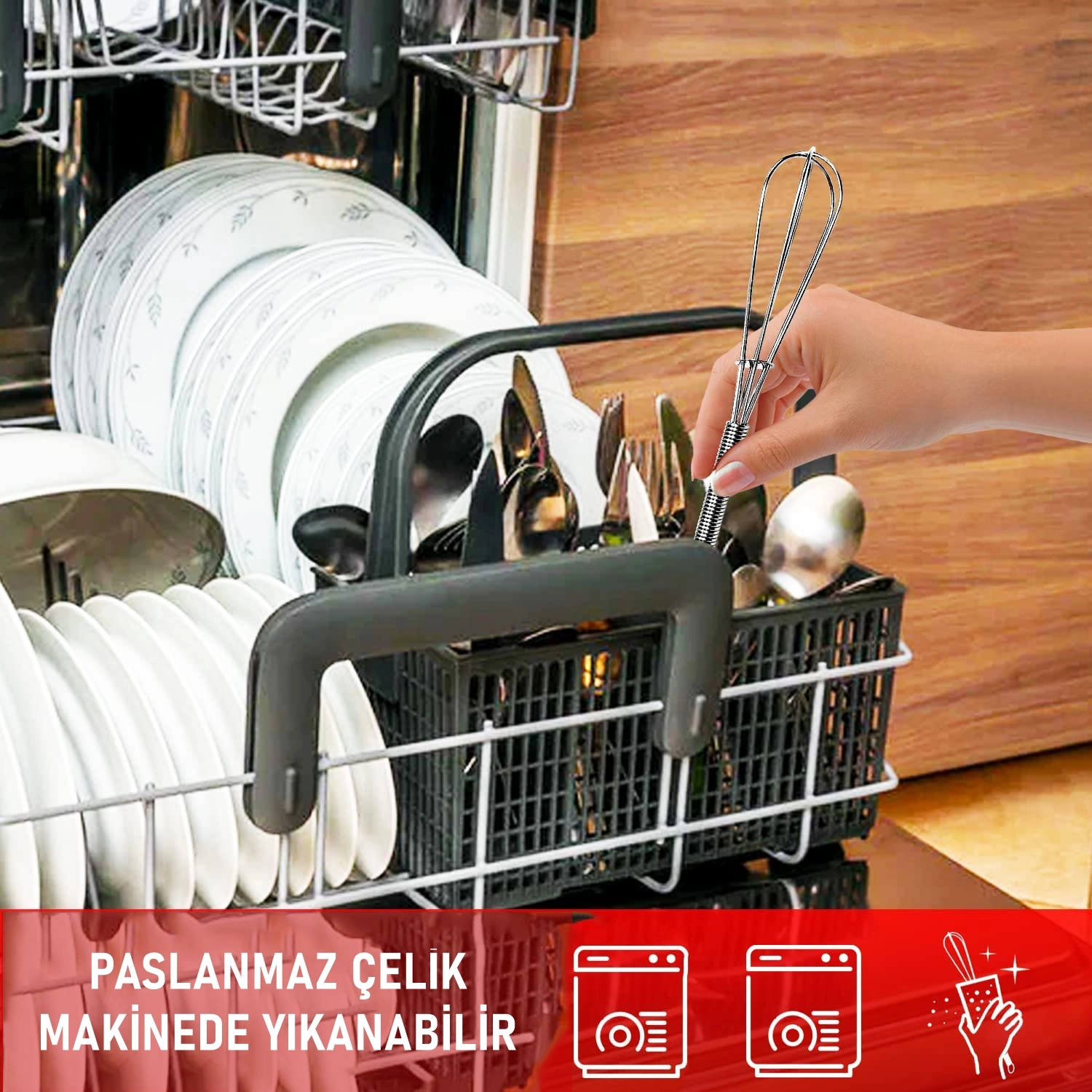 Mini Çırpıcı Çelik 6 Adet