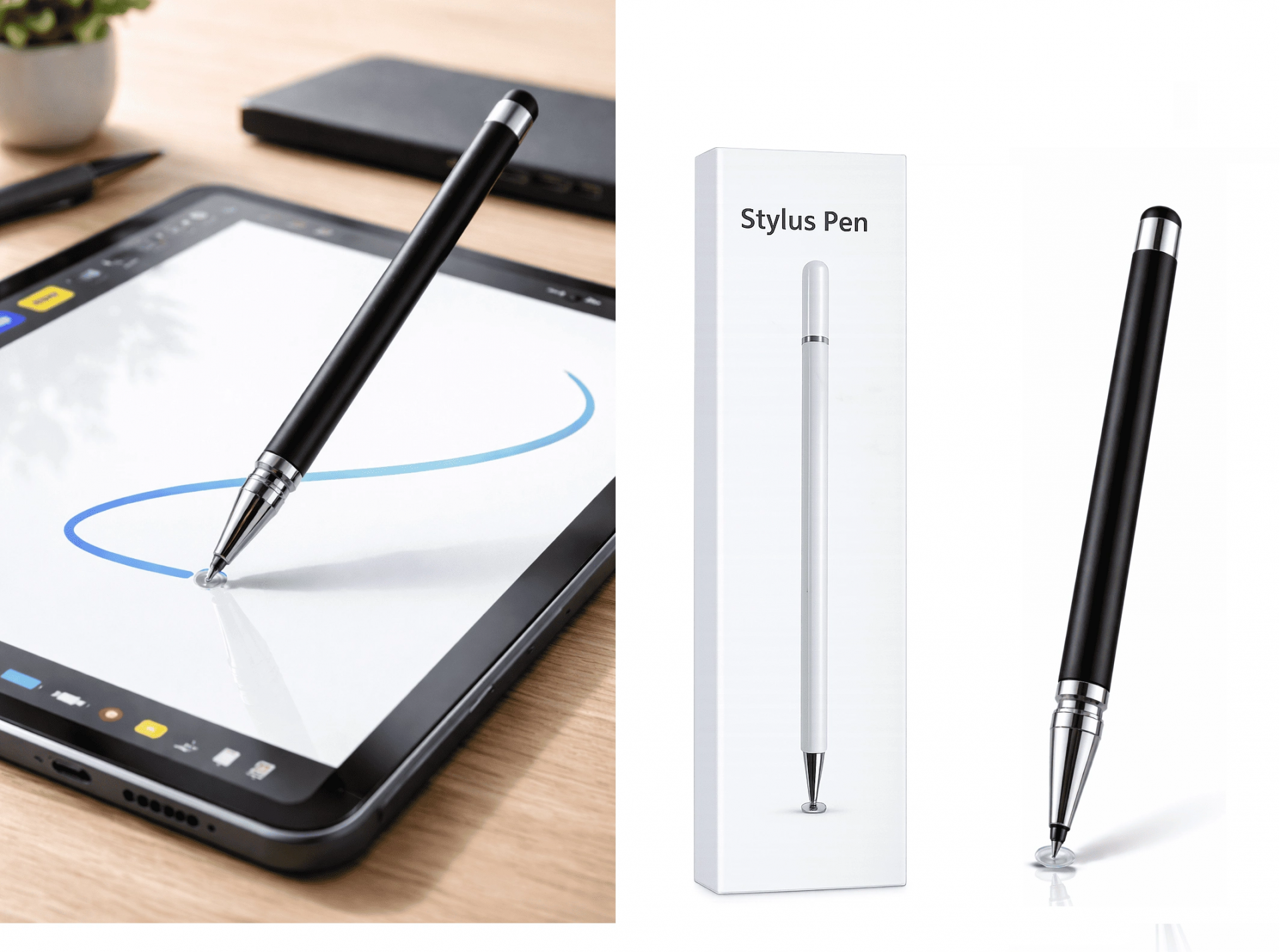 Samsung A17 Uyumlu Dokunmatik Stylus Kalem Disk Uçlu Hassas Tablet Telefon Çizim Kalemi