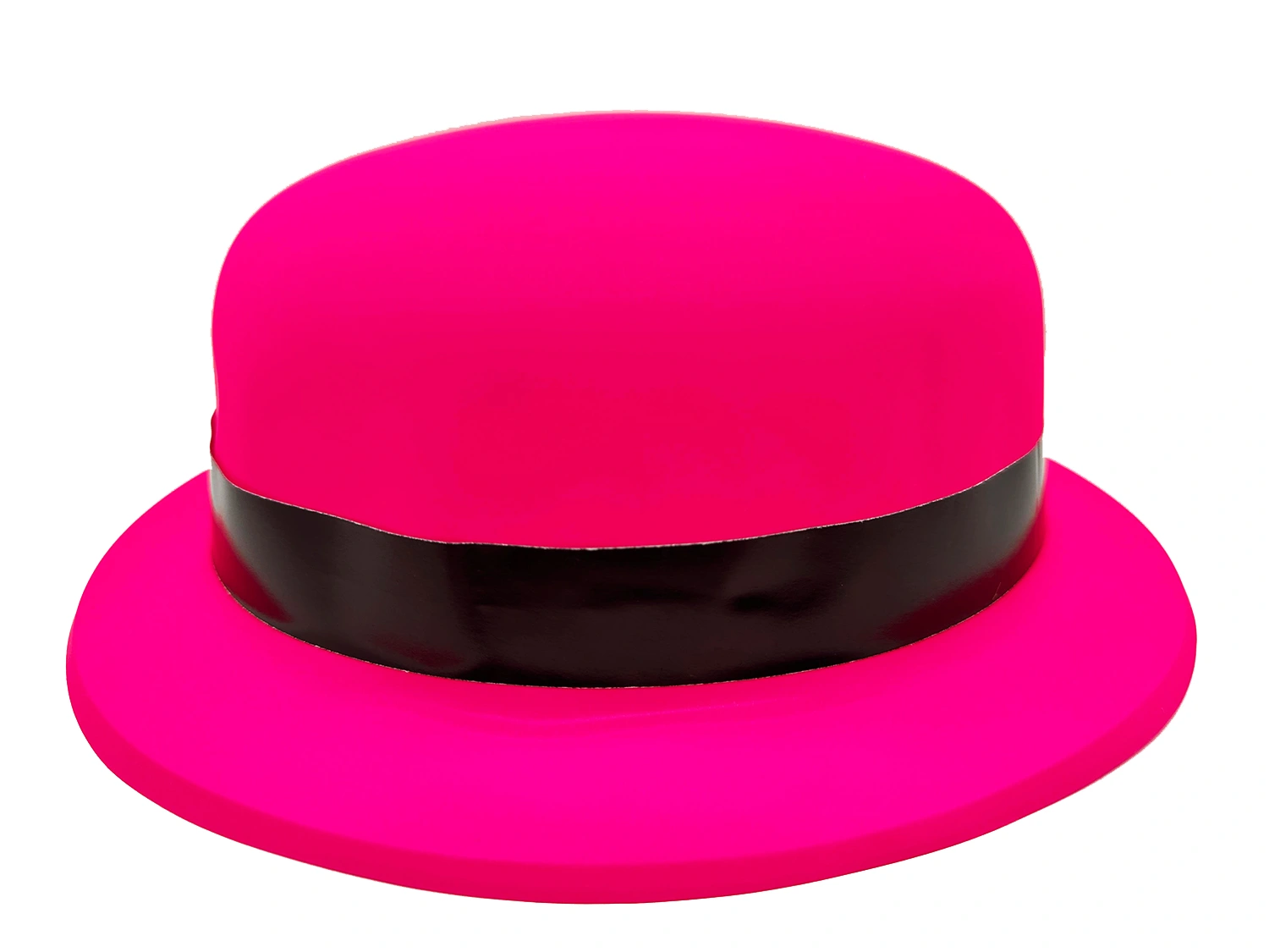 Neon Pembe Uv Parti Şapkası Plastik