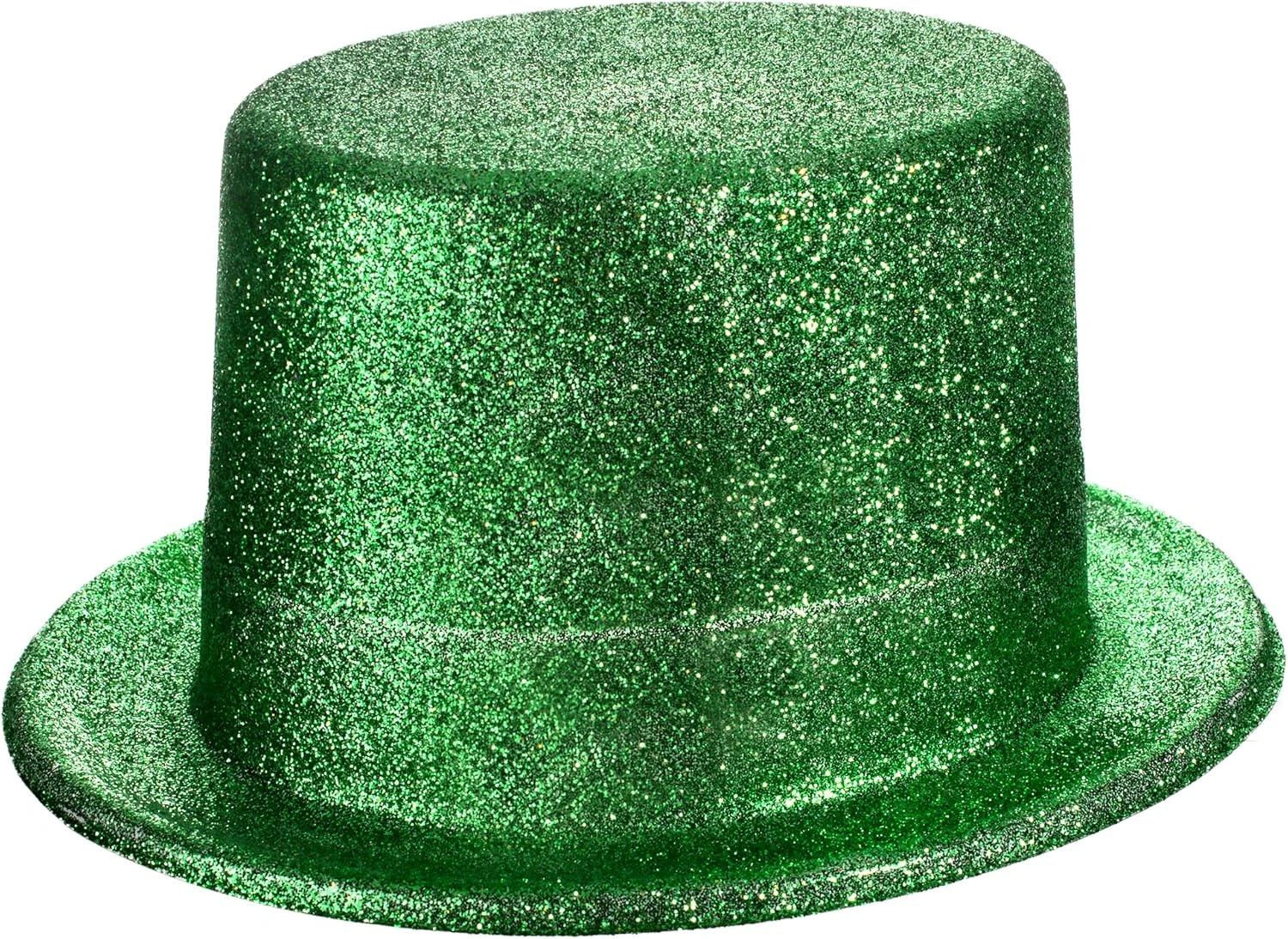 Yeşil Simli Glitter Silindir Parti Şapkası