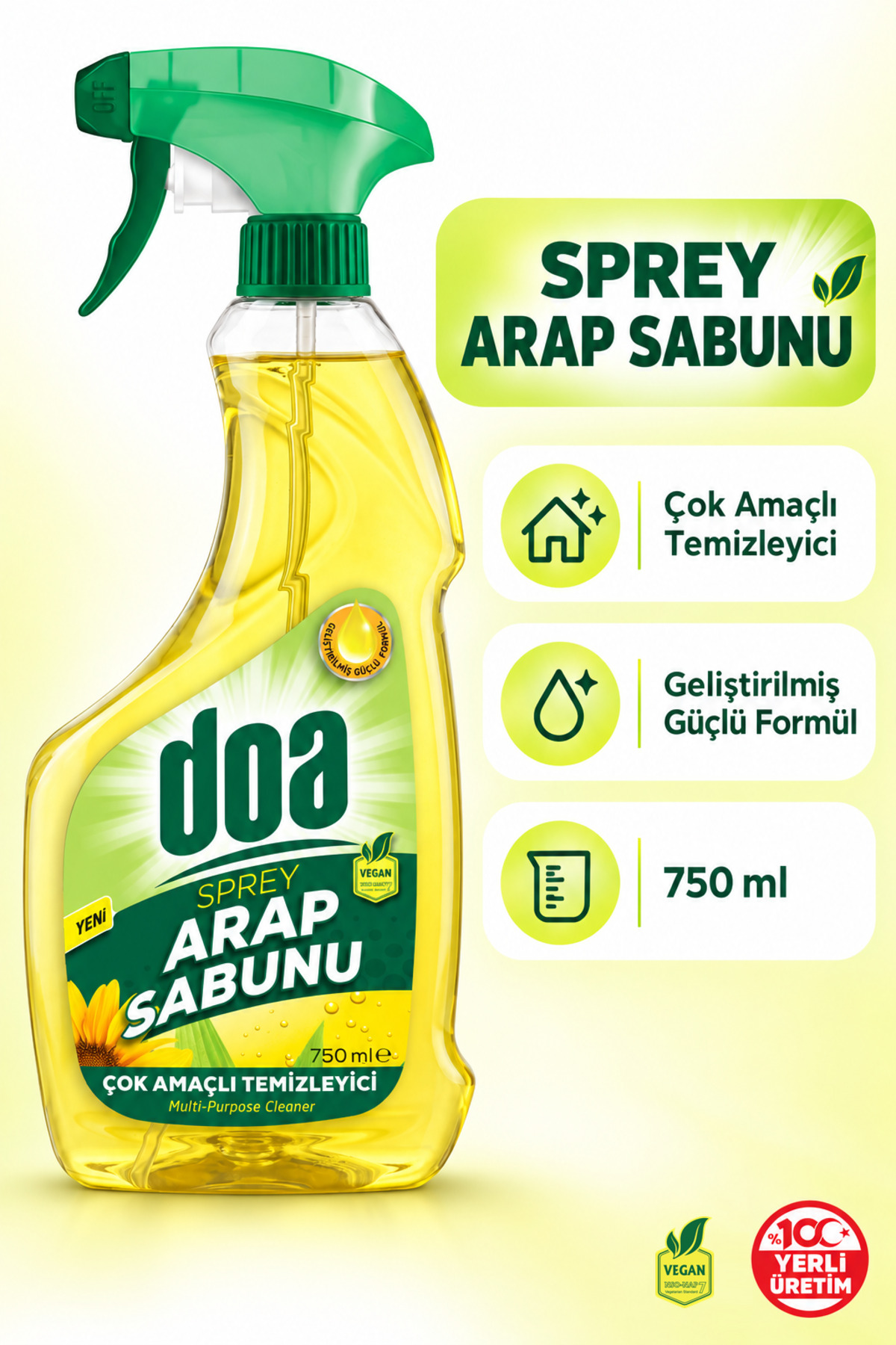 DOA SPREY ARAP SABUNU 750 ML