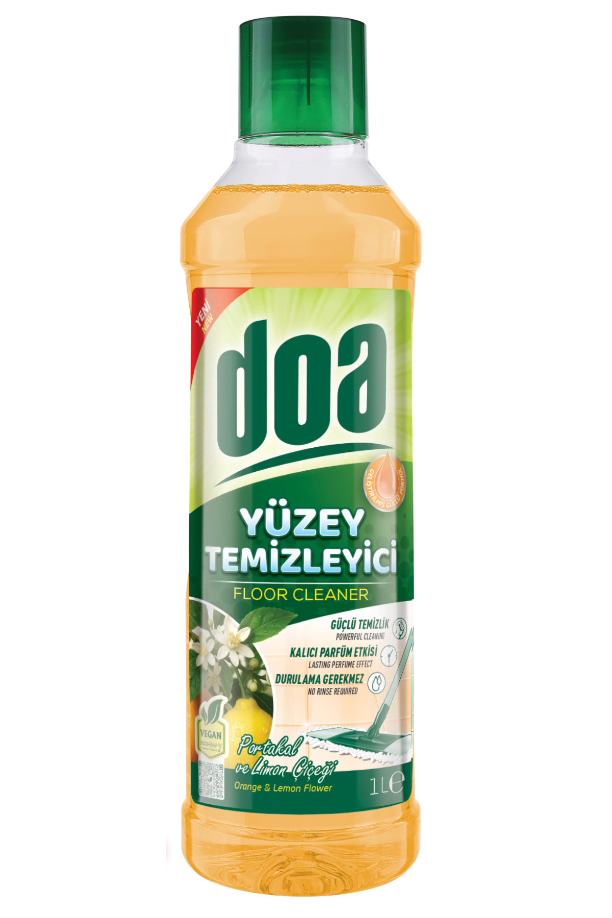 DOA YÜZEY TEMİZLEYİCİ PORTAKAL-LİMON ÇİÇEĞİ 1000 ML