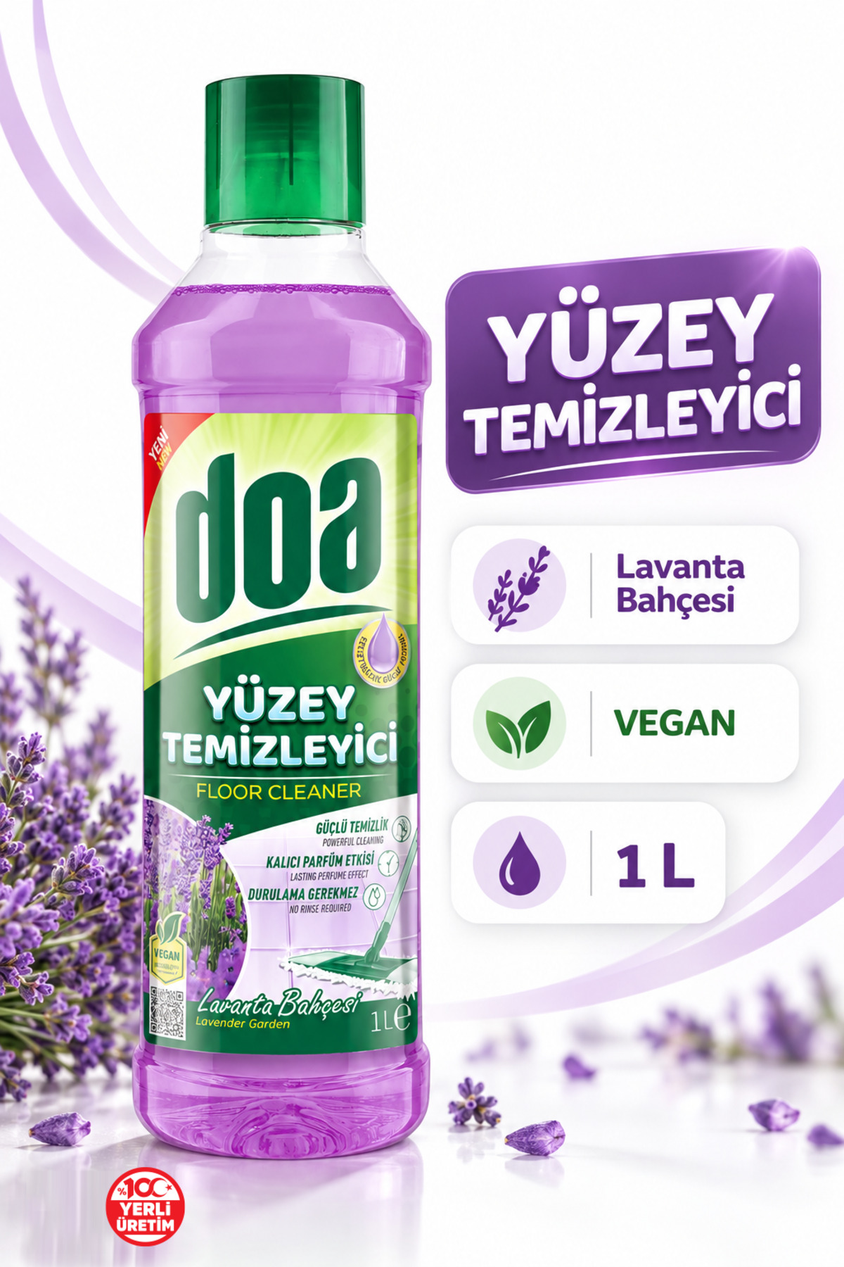 DOA YÜZEY TEMİZLEYİCİ LAVANTA BAHÇESİ / 1000 ML
