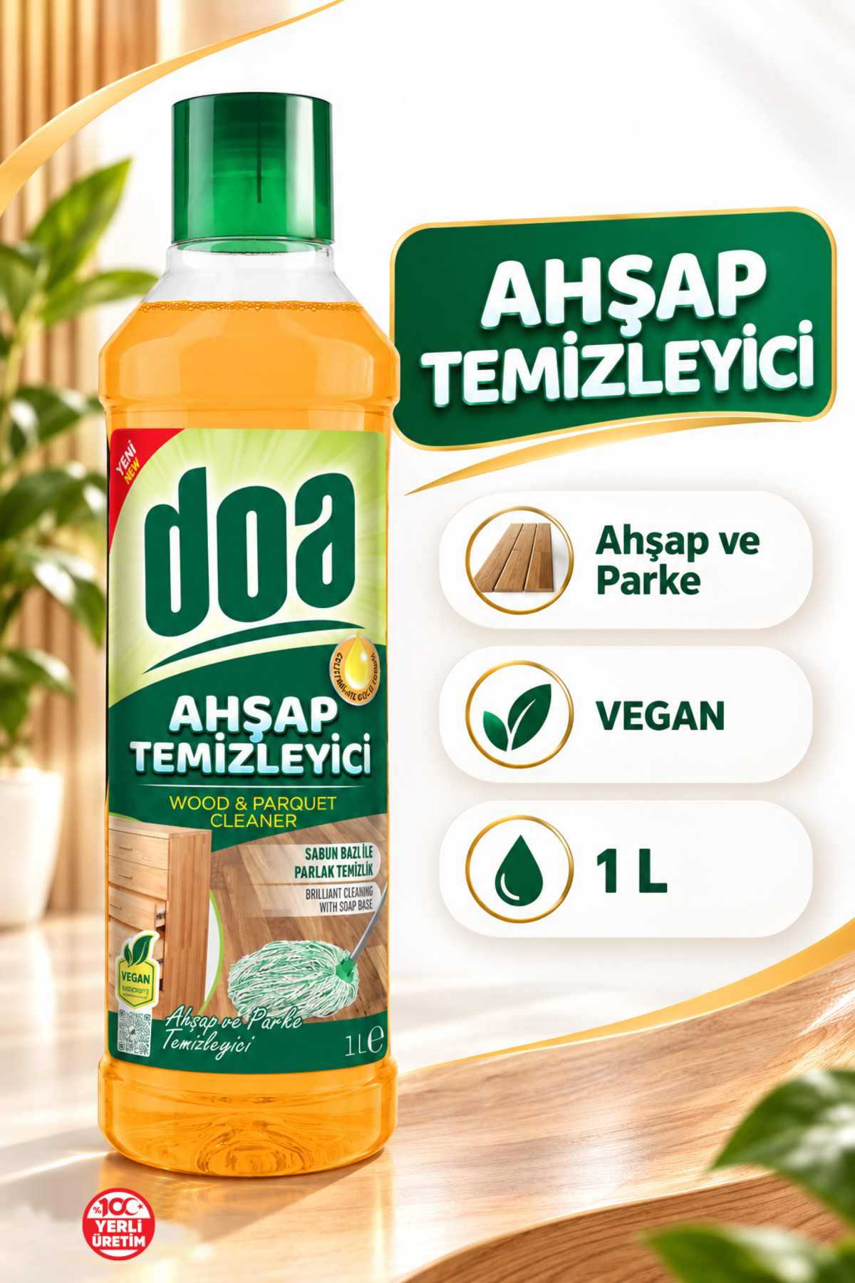 DOA AHŞAP TEMİZLEYİCİ / 1000 ML
