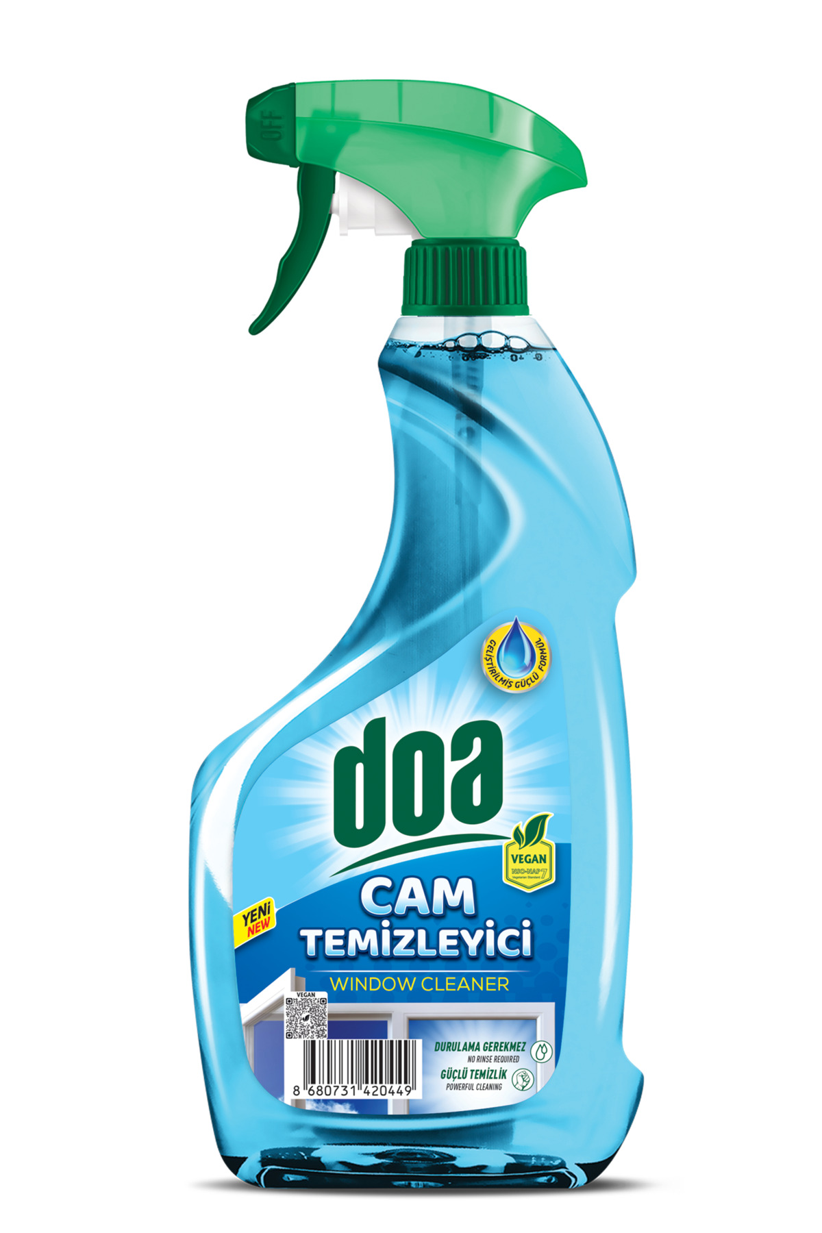 DOA CAM TEMİZLEYİCİ MAVİ / 750 ML