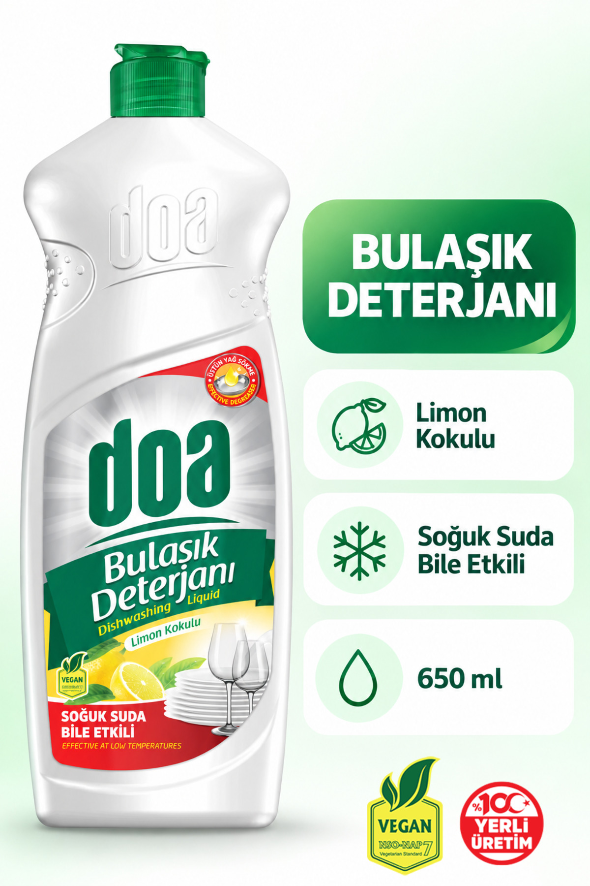 DOA BULAŞIK LİMON KOKULU 650 ML