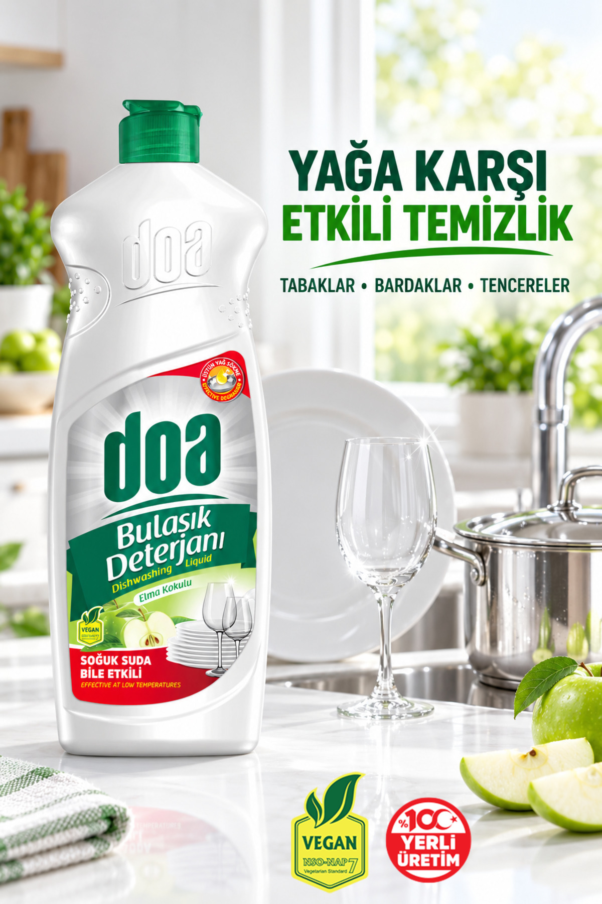DOA BULAŞIK ELMA KOKULU 650 ML