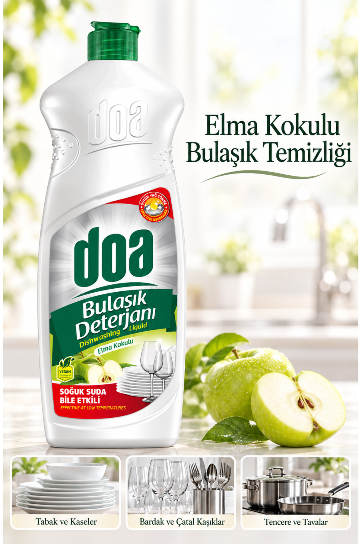 DOA BULAŞIK ELMA KOKULU 650 ML
