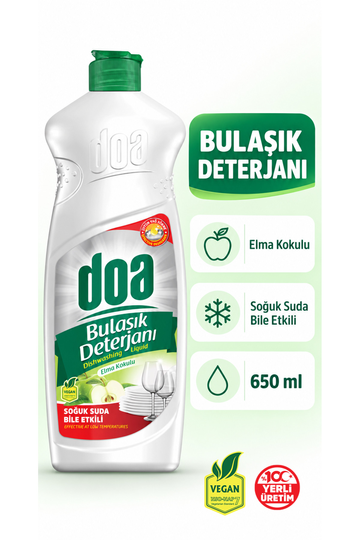 DOA BULAŞIK ELMA KOKULU 650 ML