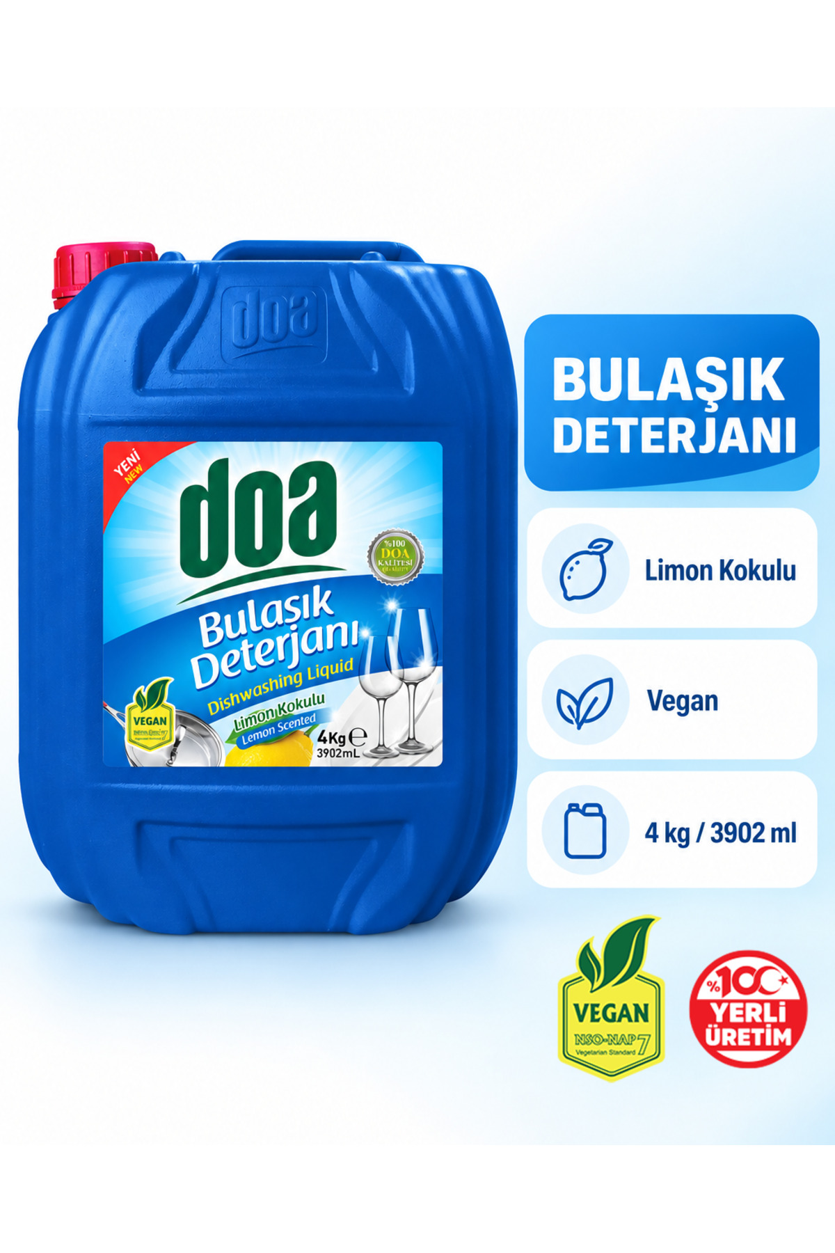 DOA SIVI BULAŞIK DET. LİMON / 4 KG