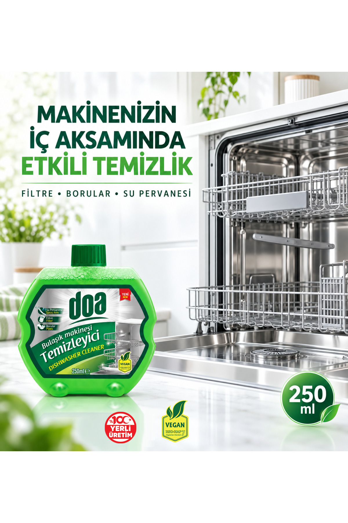 DOA BULAŞIK MAKİNASI TEMİZLEYİCİ / 250 ML