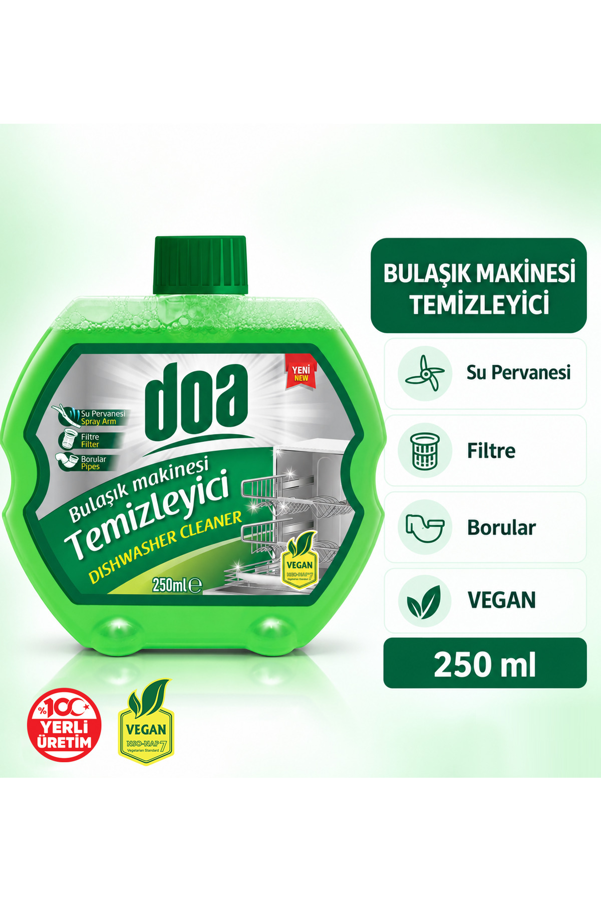 DOA BULAŞIK MAKİNASI TEMİZLEYİCİ / 250 ML