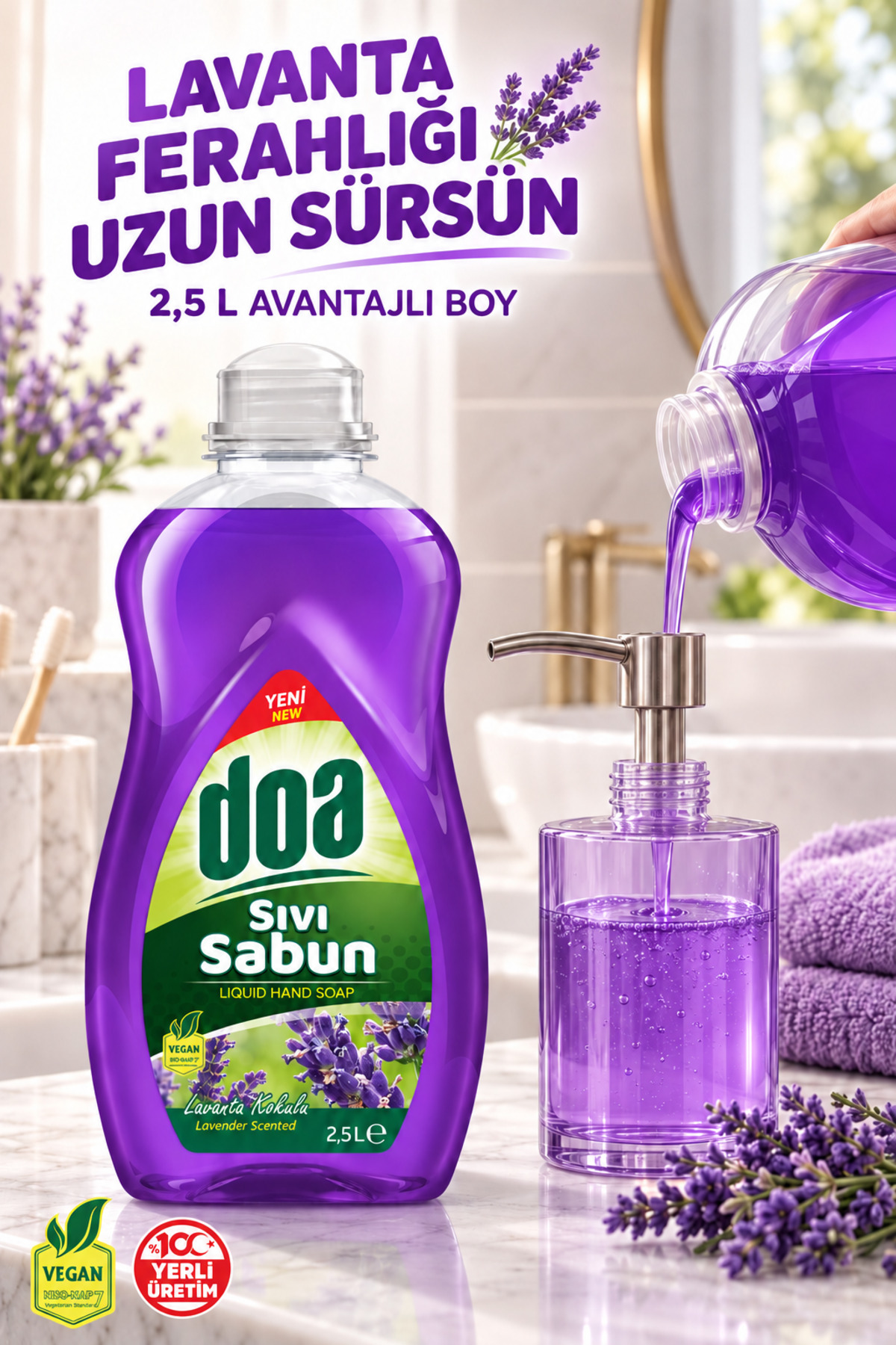 DOA SIVI SABUN LAVANTA /2500 ML