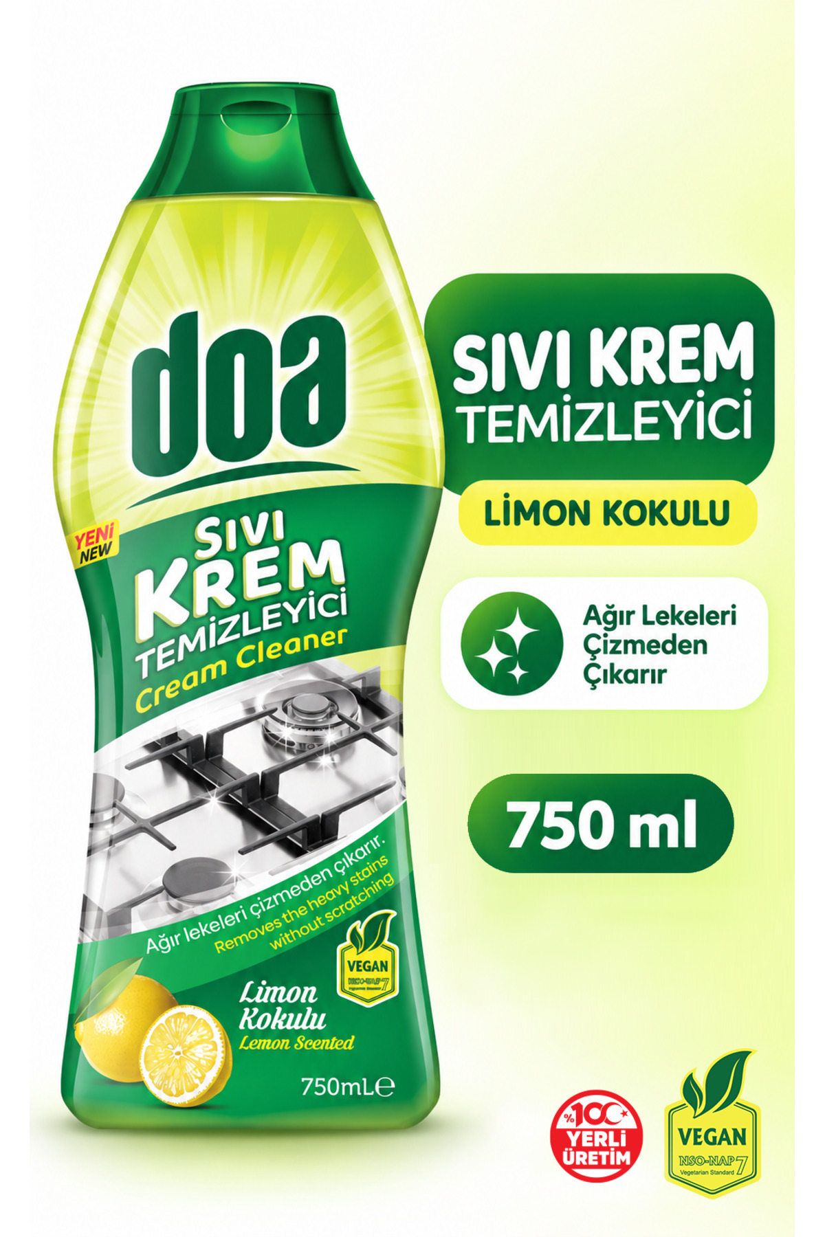 DOA MİNERALLİ SIVI KREM LİMON / 750 ML