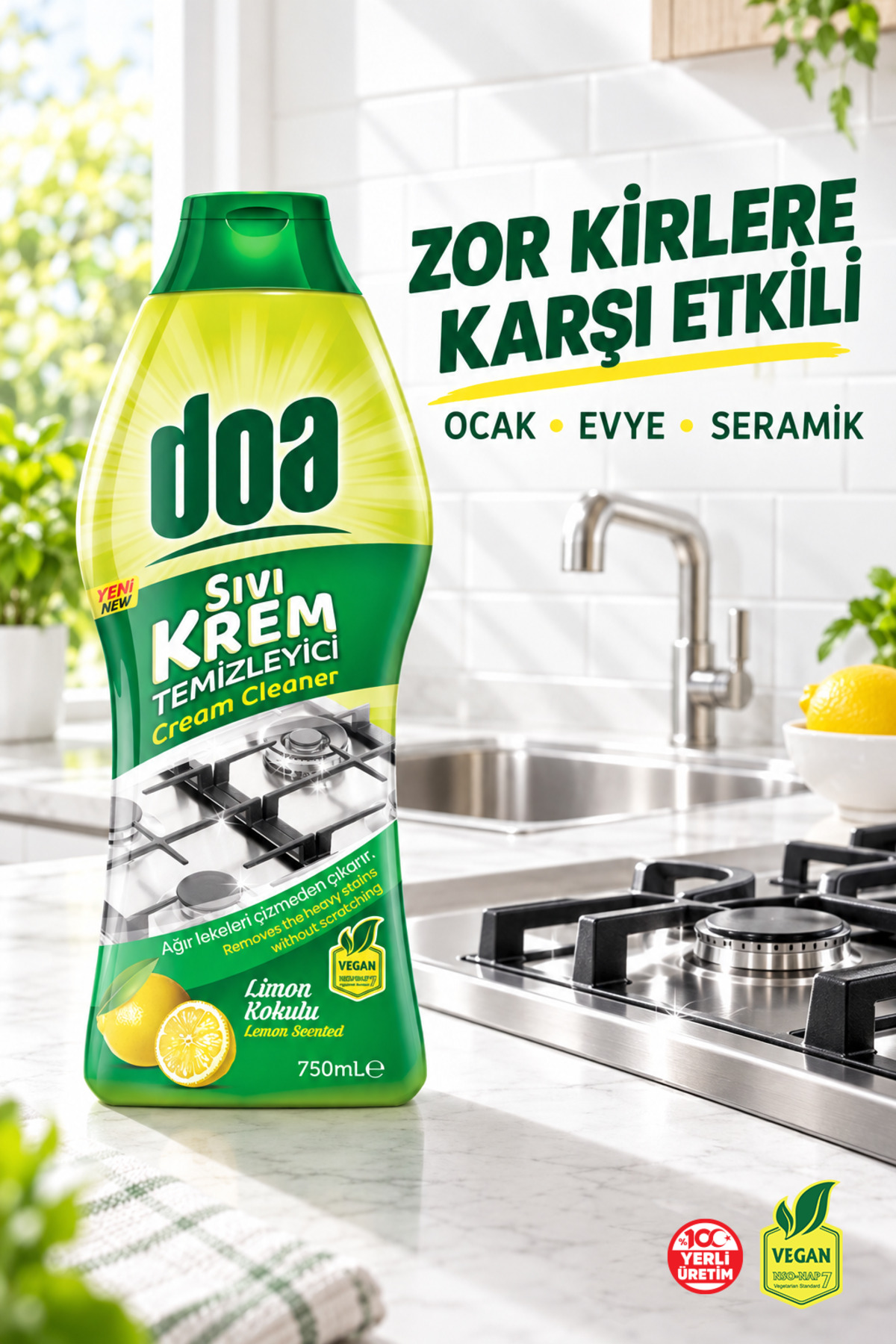 DOA MİNERALLİ SIVI KREM LİMON / 750 ML