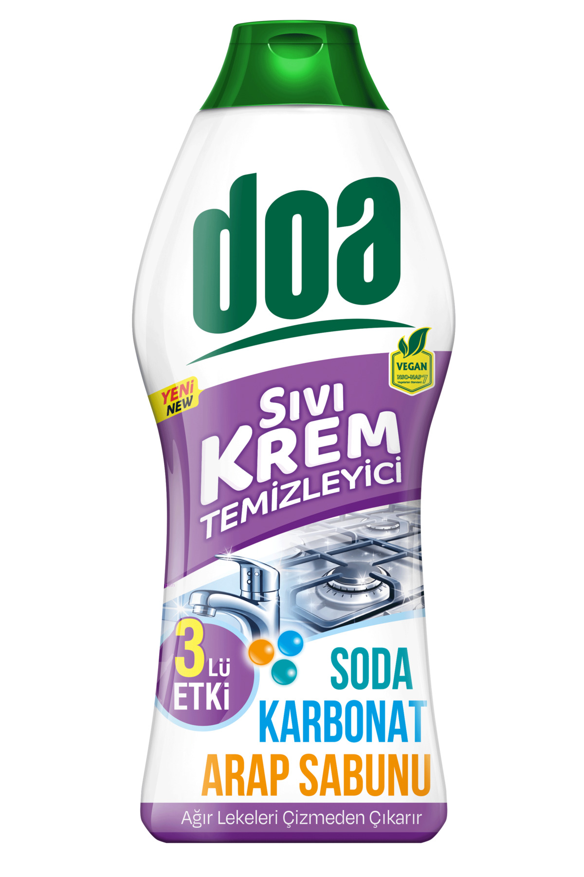 DOA SIVI KREM 3 LÜ ETKİ SODA -KARBONAT-ARAP SABUNU 750 ML