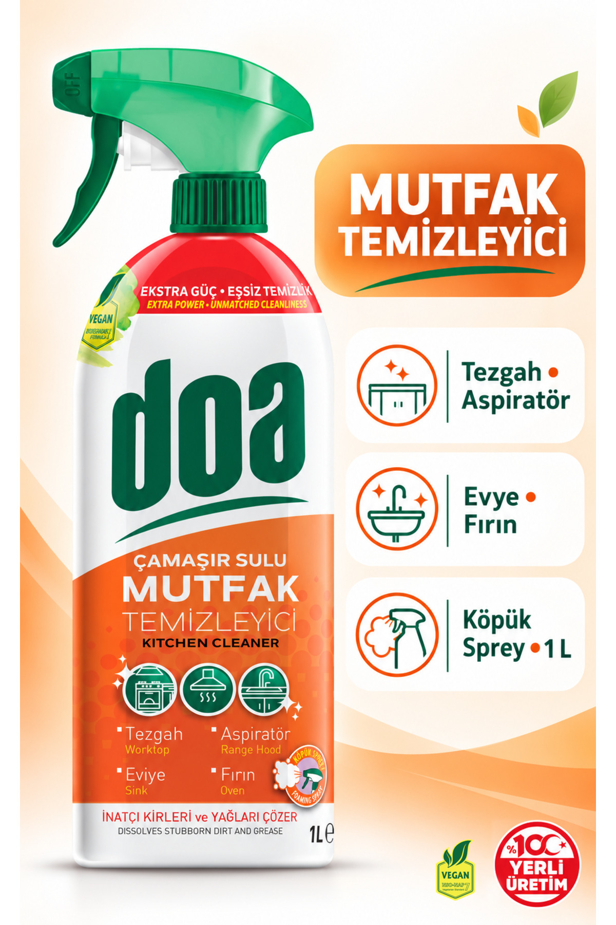 DOA MUTFAK TEMIZLEYICI SPREY / 1000 ML