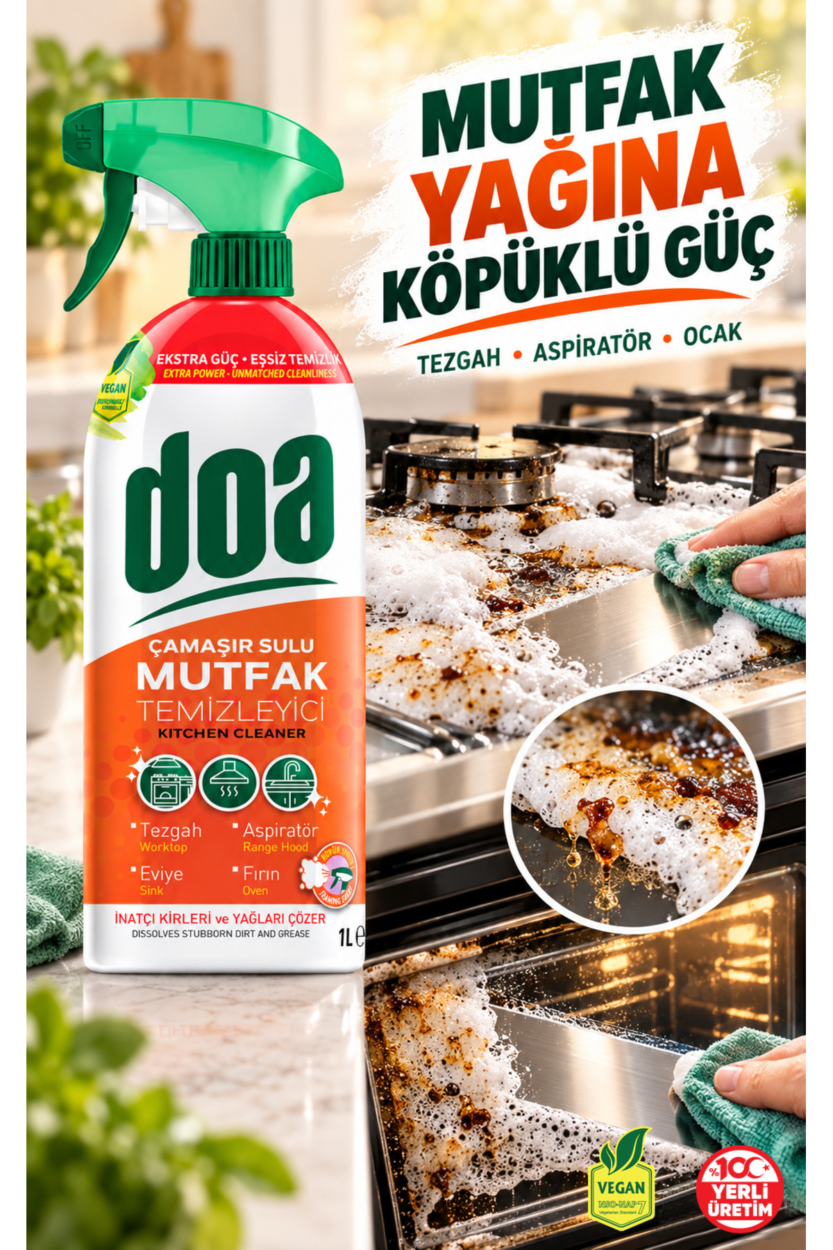 DOA MUTFAK TEMIZLEYICI SPREY / 1000 ML