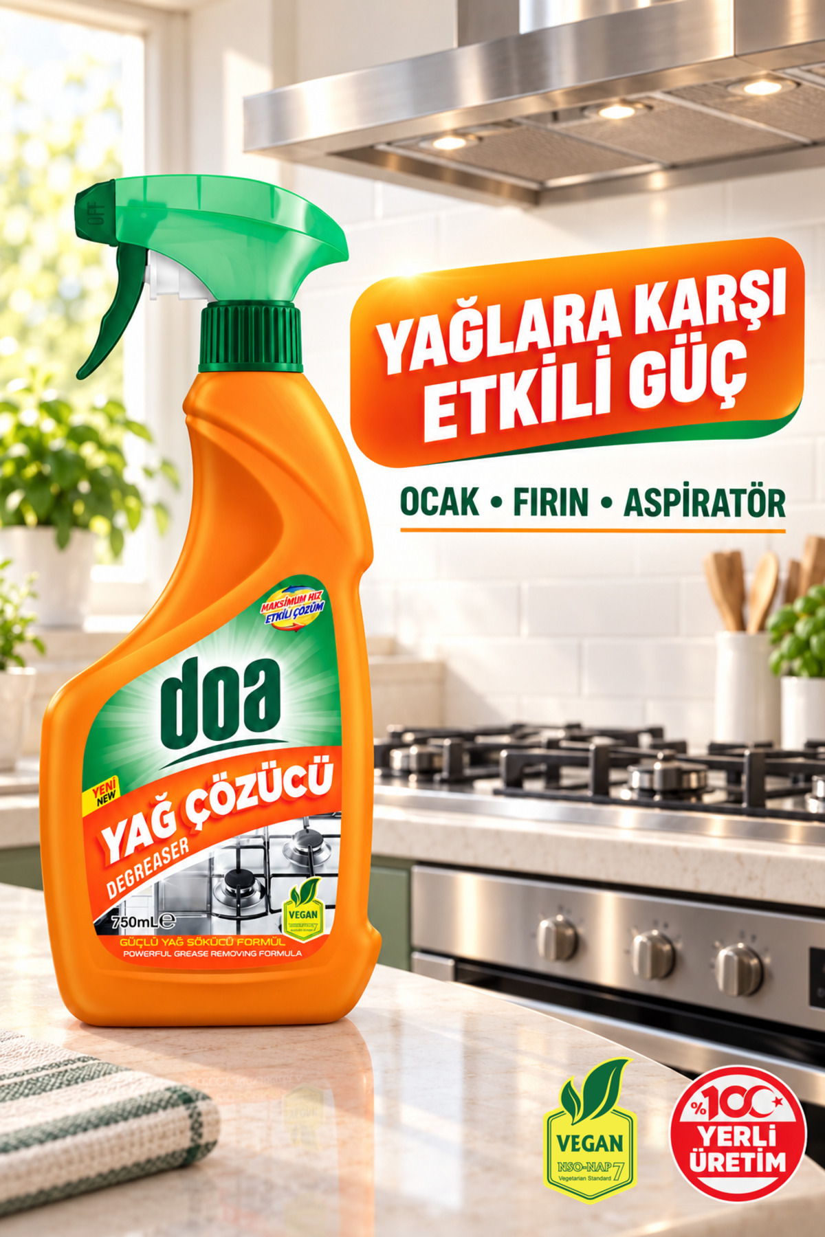 DOA YAĞ ÇÖZÜCÜ SPREY / 750ML