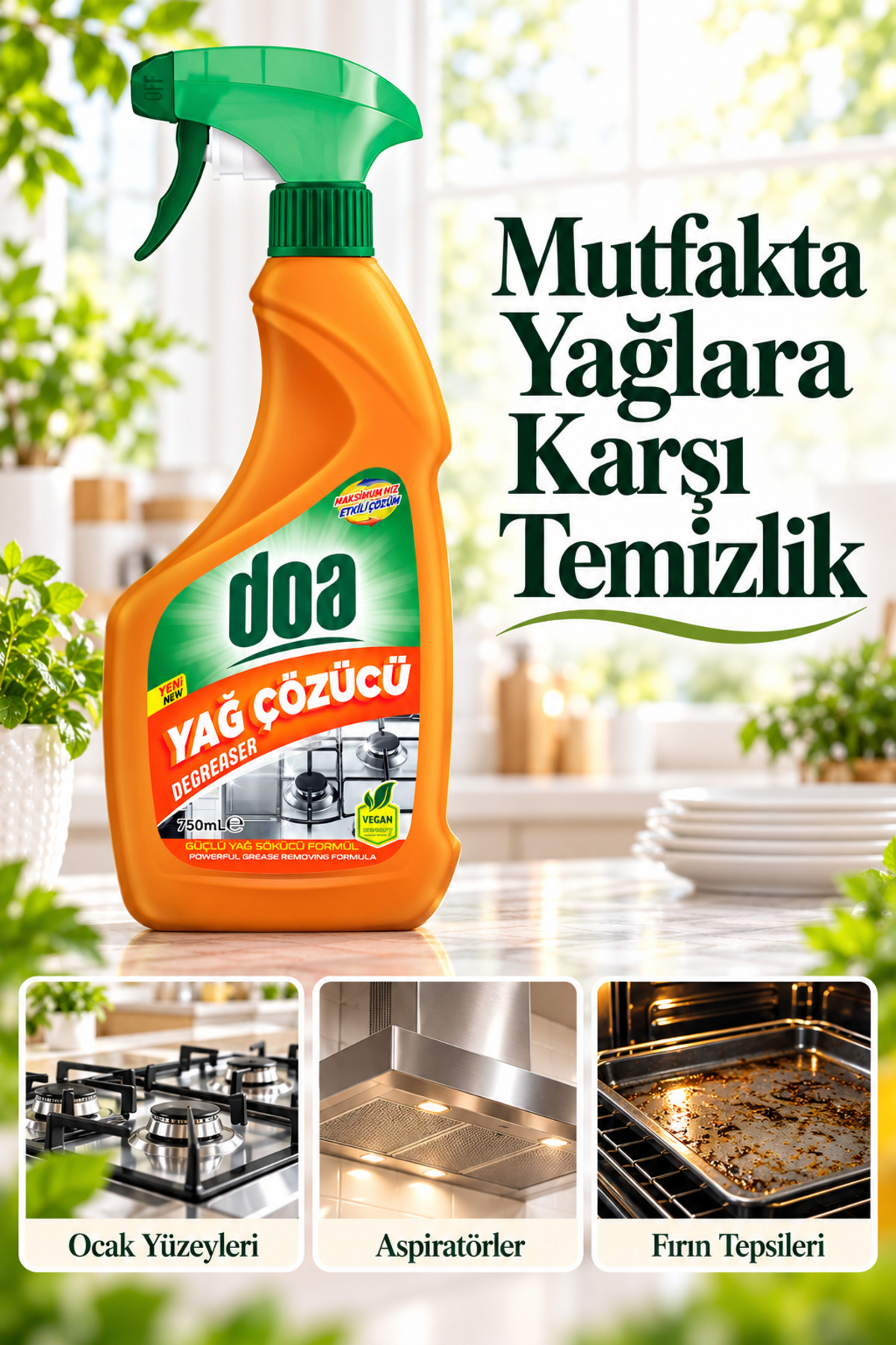 DOA YAĞ ÇÖZÜCÜ SPREY / 750ML