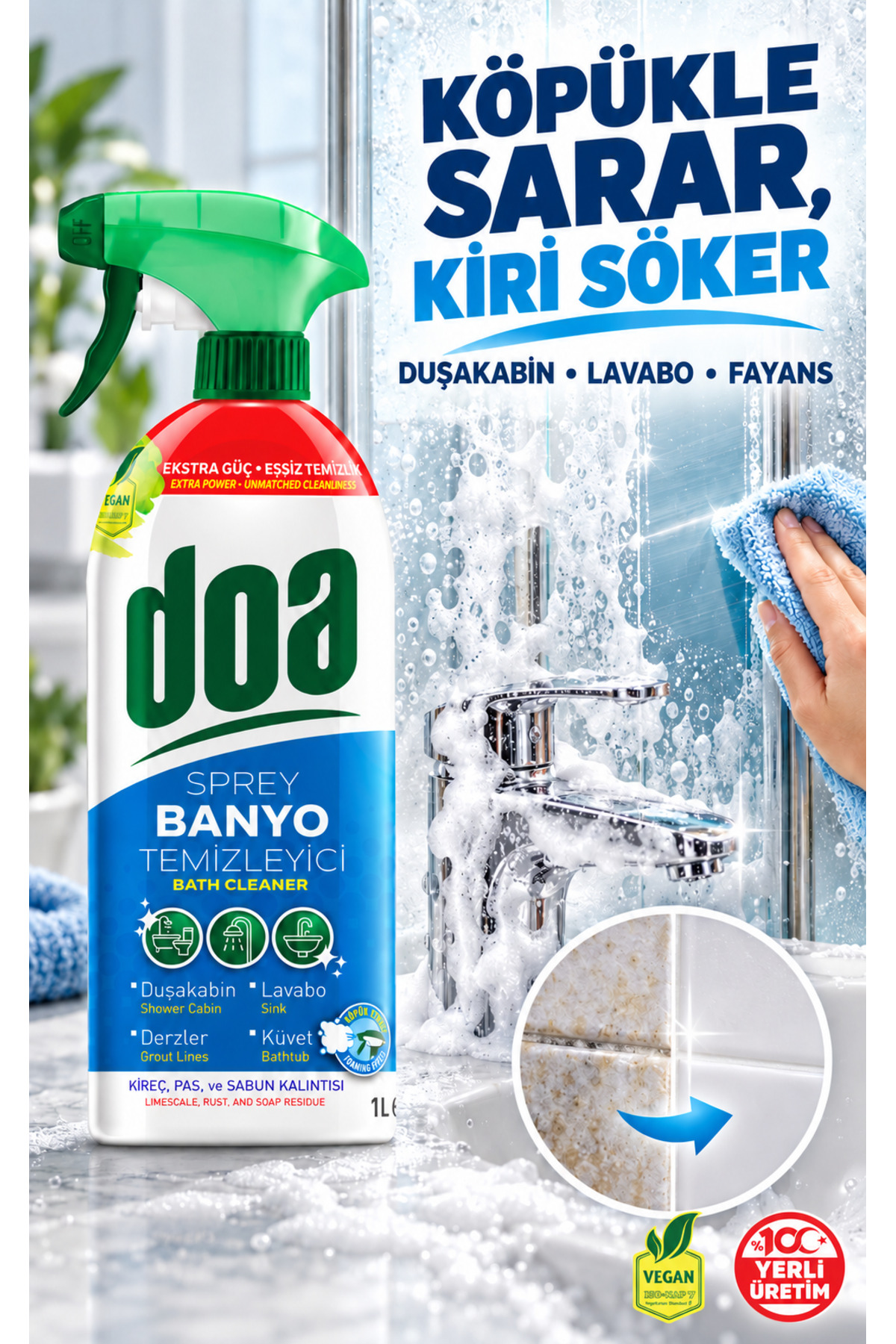 DOA BANYO TEMIZLEYICI SPREY / 1000 ML