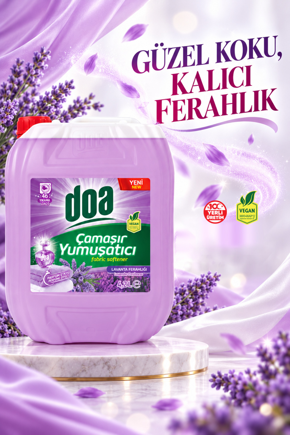 DOA YUMUŞATICI LAVANTA FERAHLIĞI BİDON 4,2 LT
