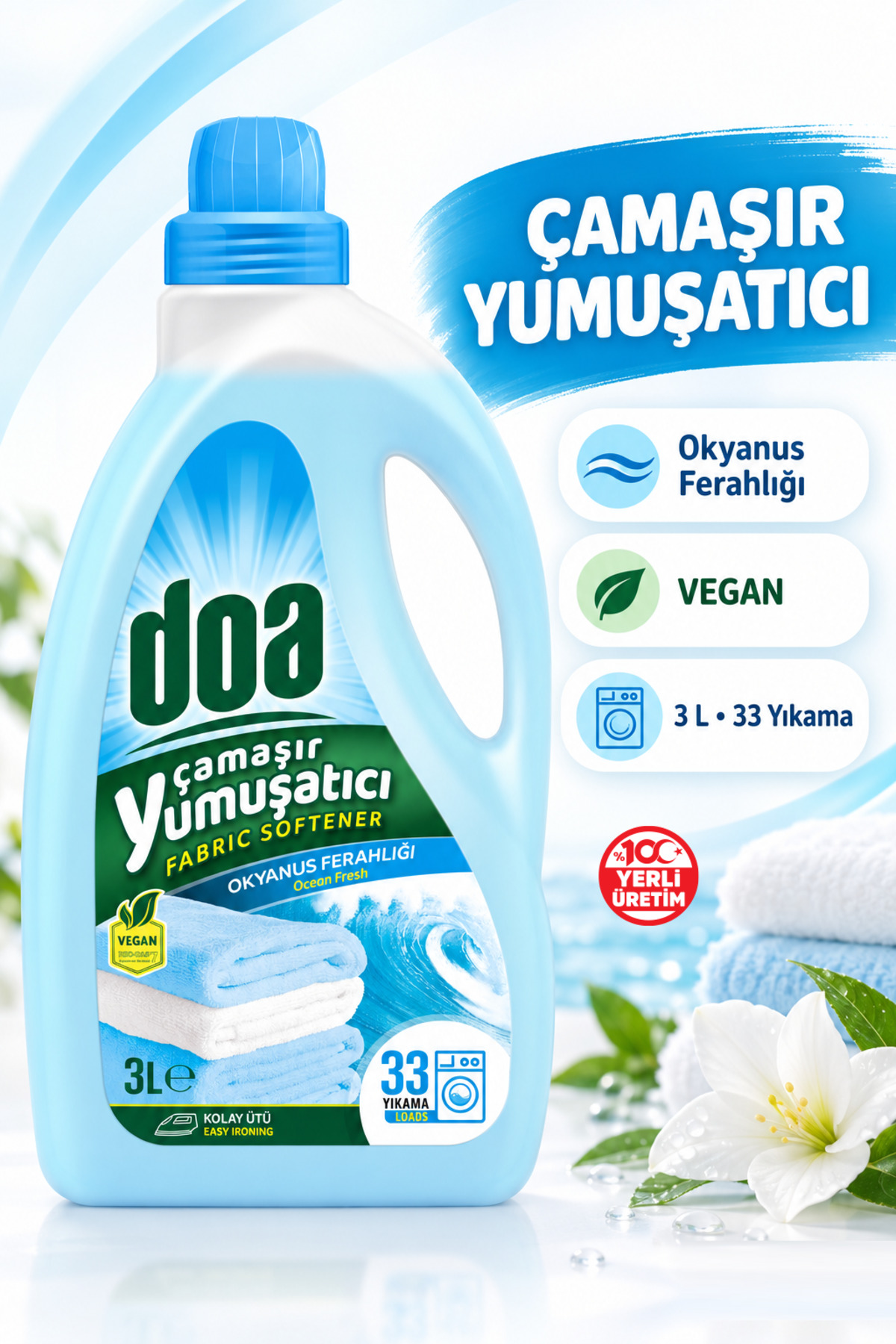 DOA YUMUŞATICI OKYANUS FERAHLIĞI /3LT