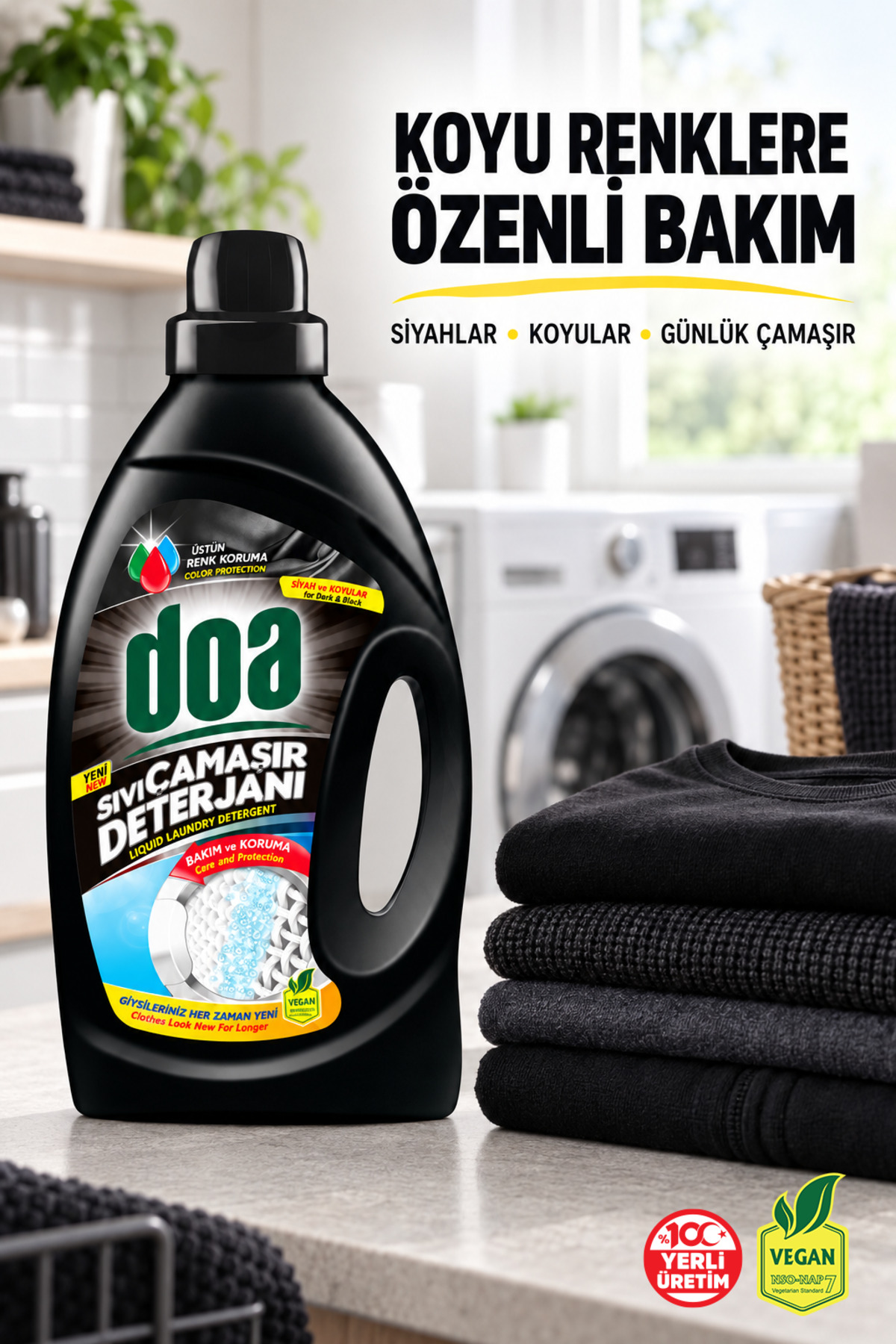 DOA SIVI ÇAMAŞIR DETERJANI SİYAHLAR  /2700ML