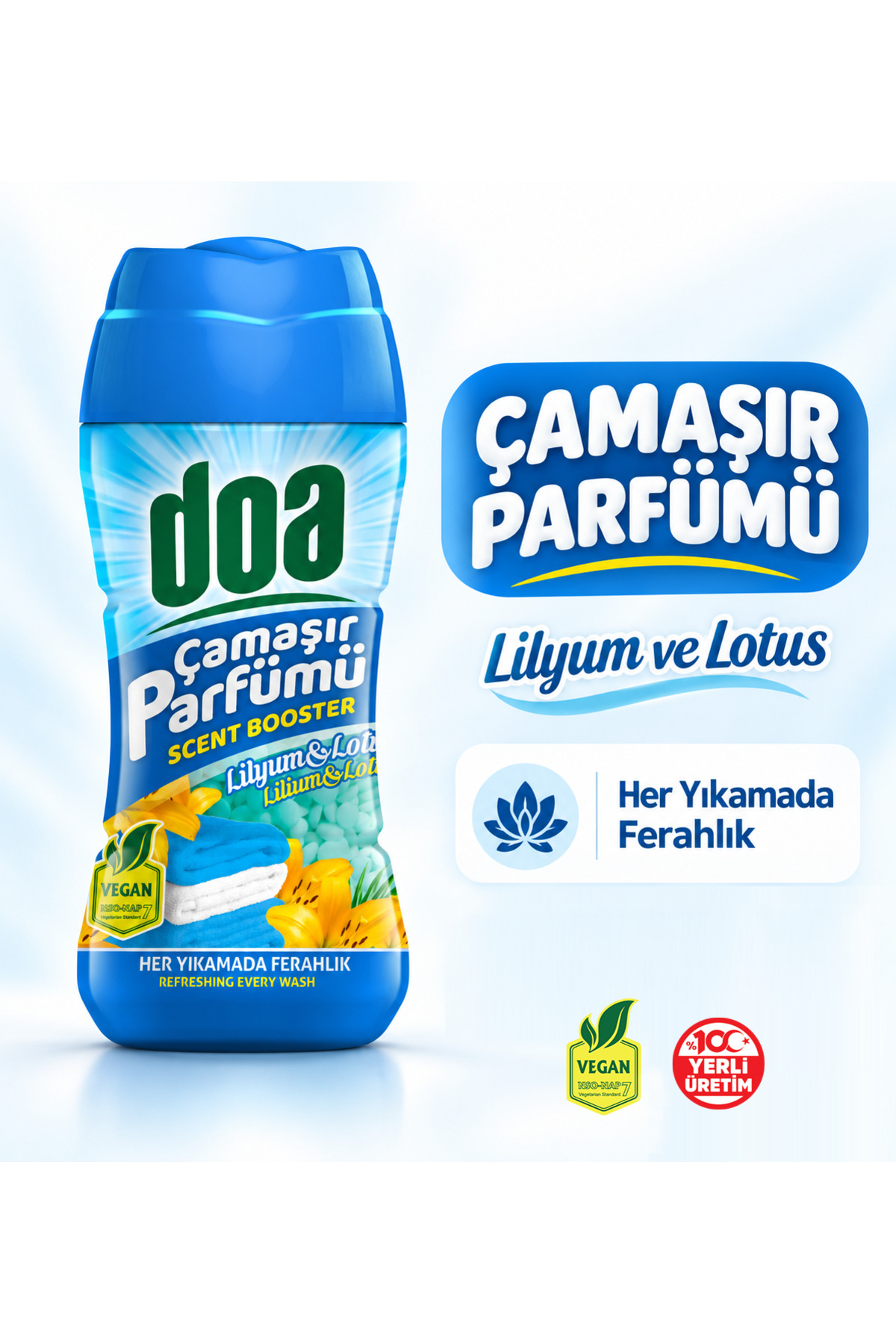 DOA ÇAMAŞIR PARFÜMÜ LİLYUM&LOTUS / 210 GR
