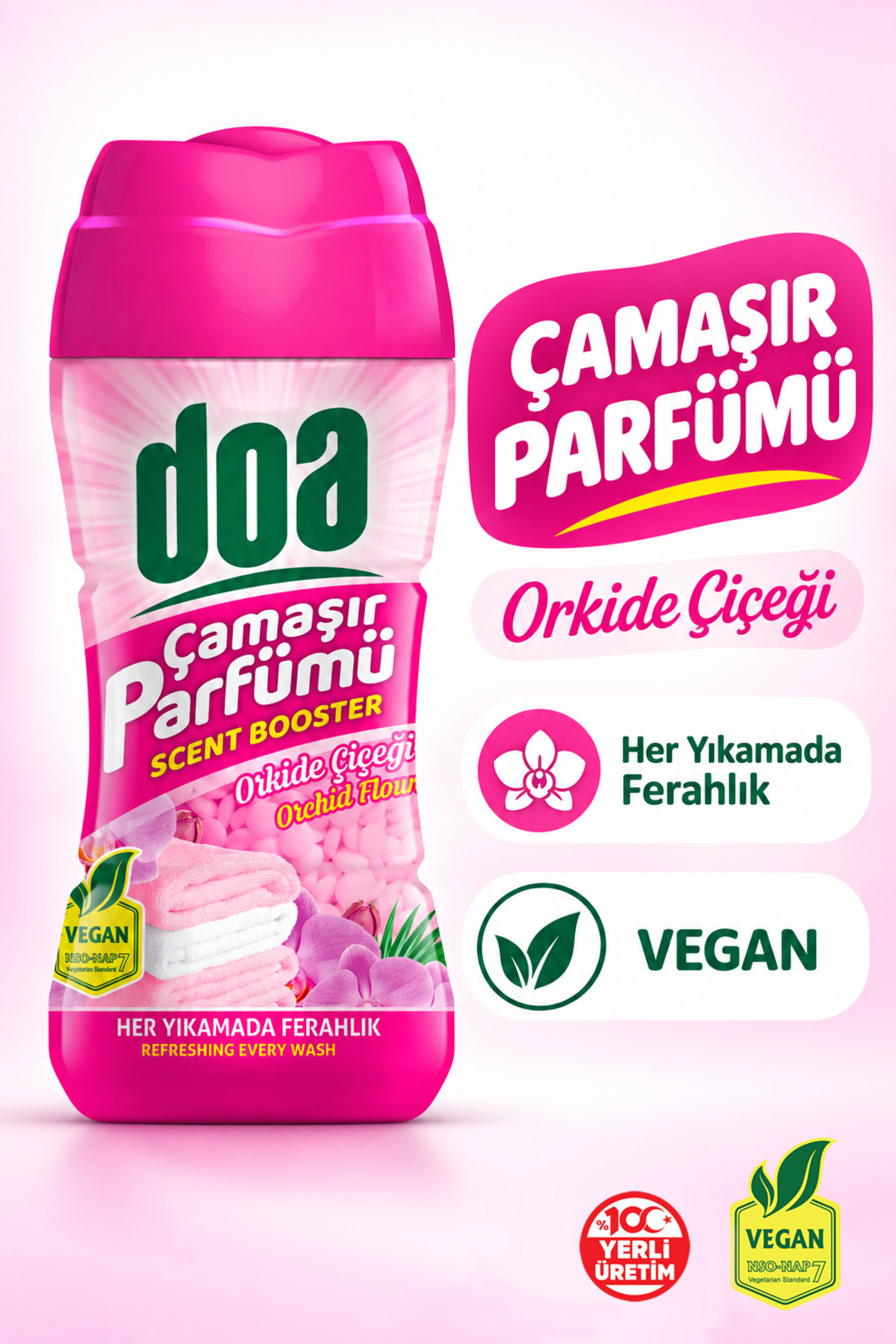 DOA  ÇAMAŞIR PARFÜMÜ ORKİDE ÇİÇEĞİ / 210 GR