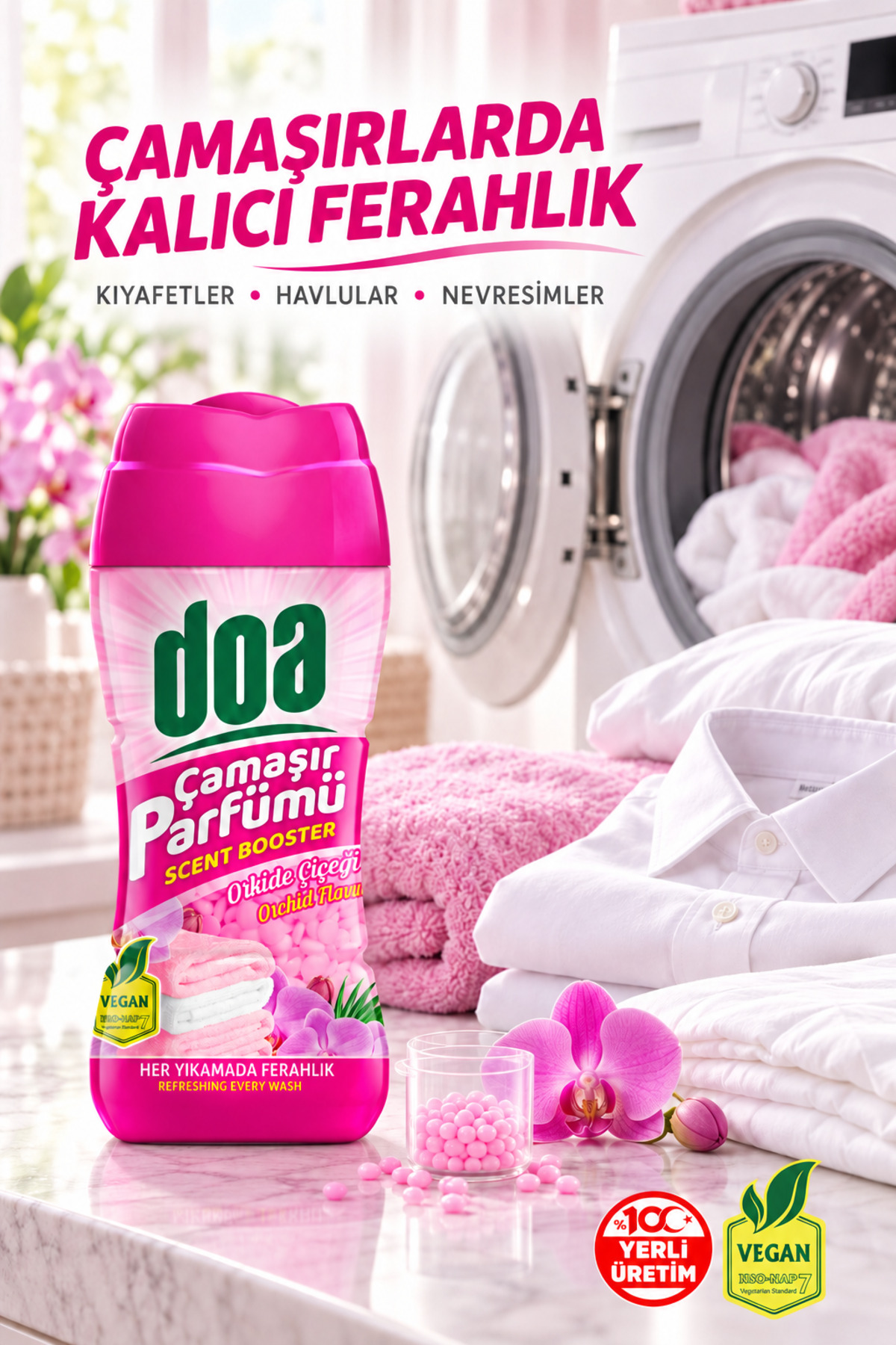 DOA  ÇAMAŞIR PARFÜMÜ ORKİDE ÇİÇEĞİ / 210 GR