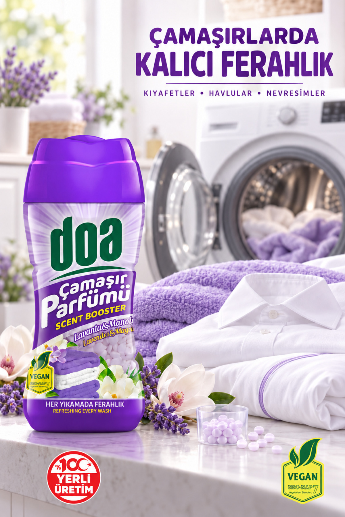 DOA ÇAMAŞIR PARFÜMÜ LAVANTA&MANOLYA / 210 GR