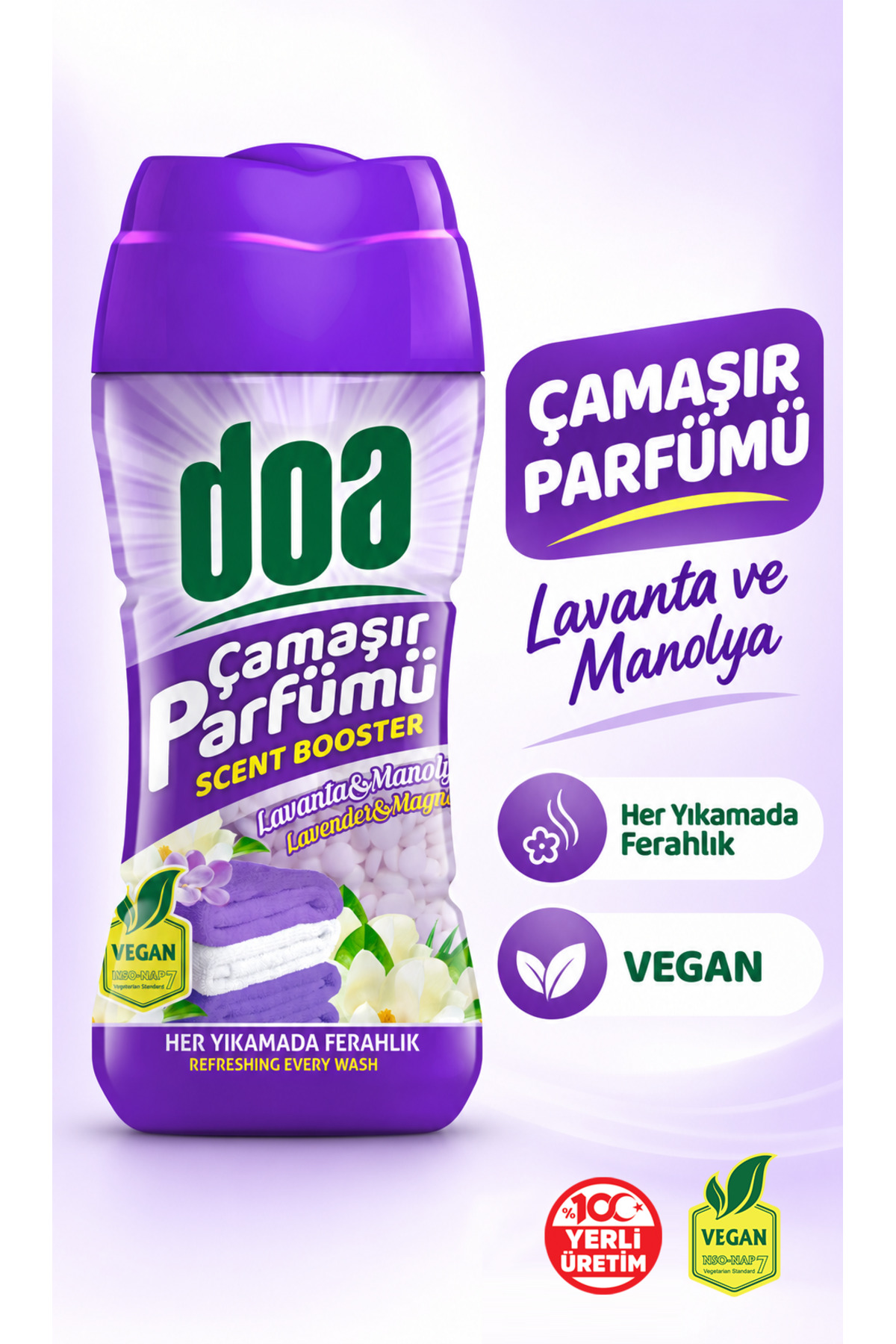 DOA ÇAMAŞIR PARFÜMÜ LAVANTA&MANOLYA / 210 GR