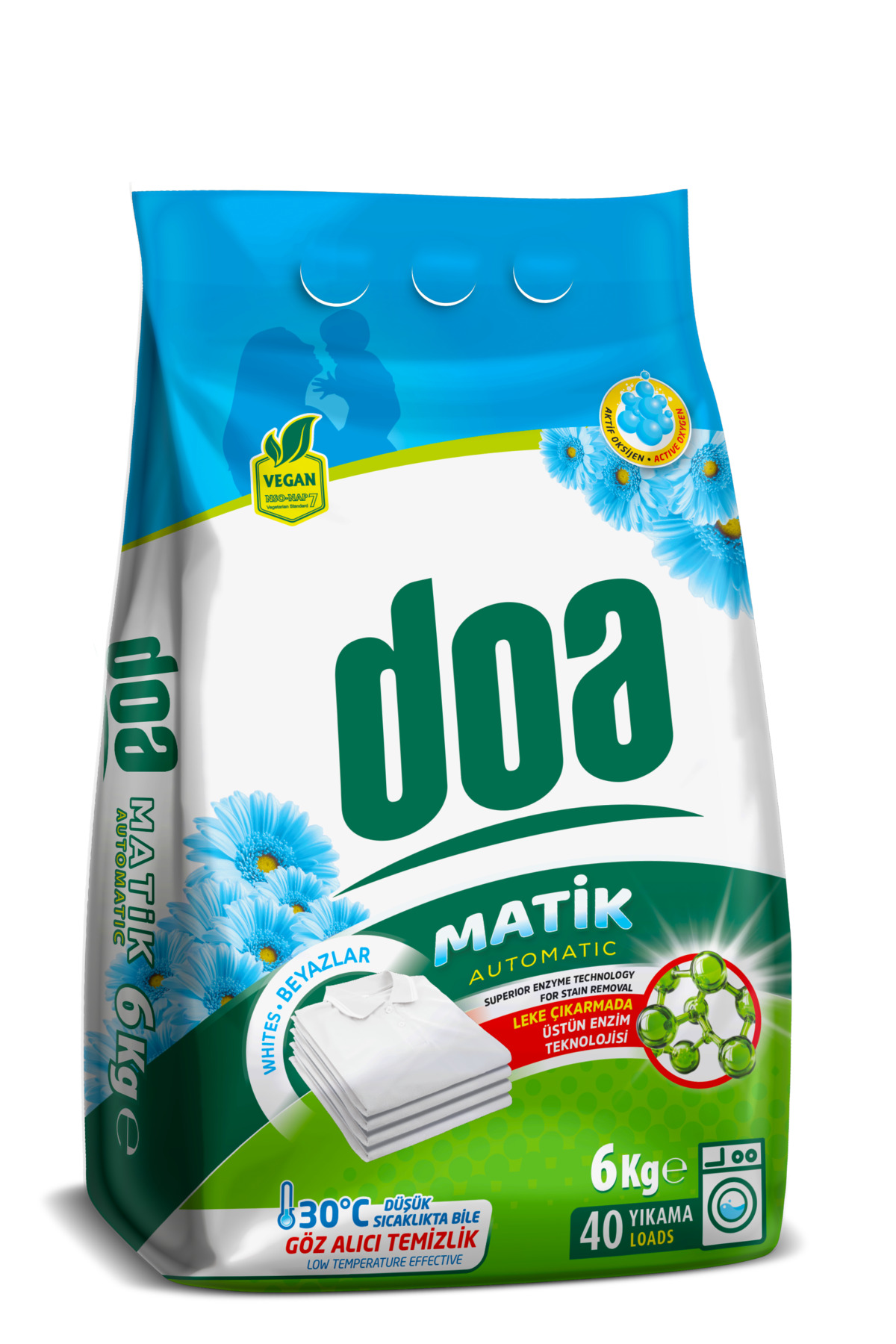 DOA MATİK DETERJAN BEYAZLAR 6 KG