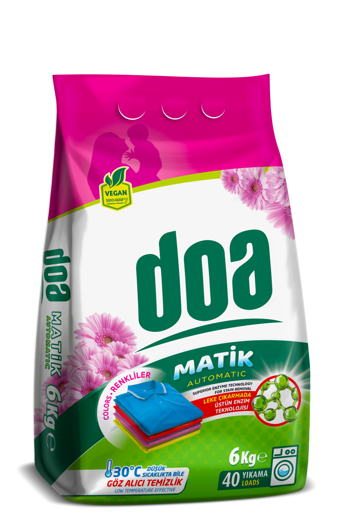 DOA MATİK DETERJAN RENKLİLER 6 KG
