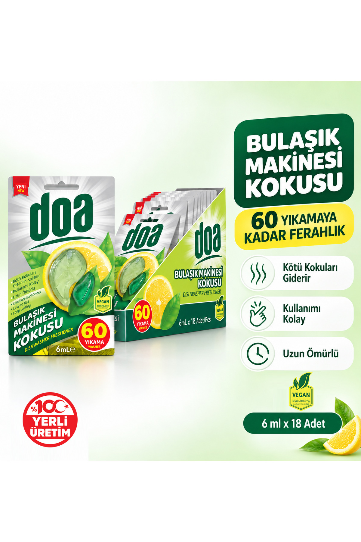 DOA BULAŞIK MAKİNESİ KOKUSU  / 6 ML