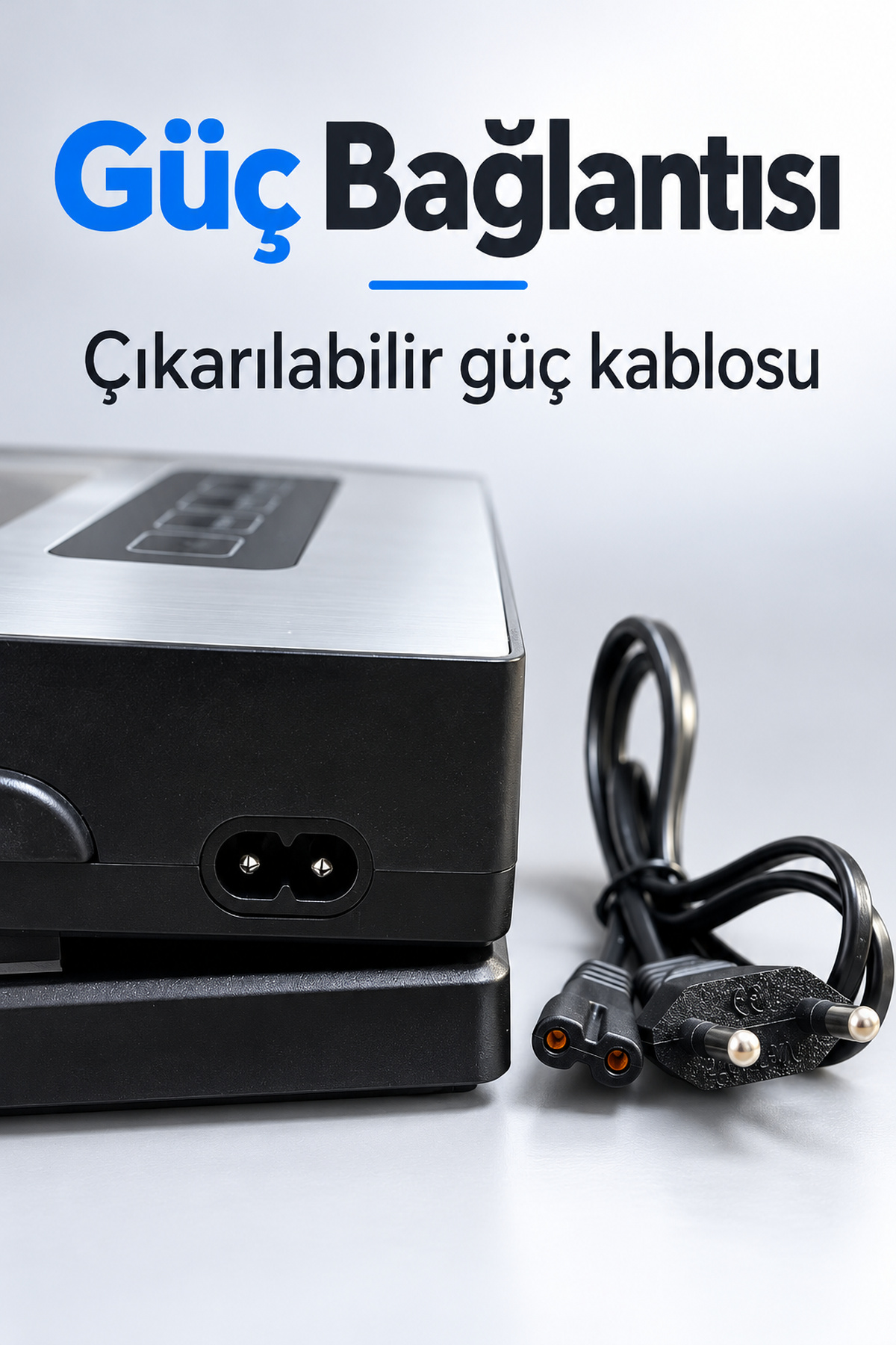 Vakum Paketleme Cihazı Ayrı Poşet Kapatma Düğmeli