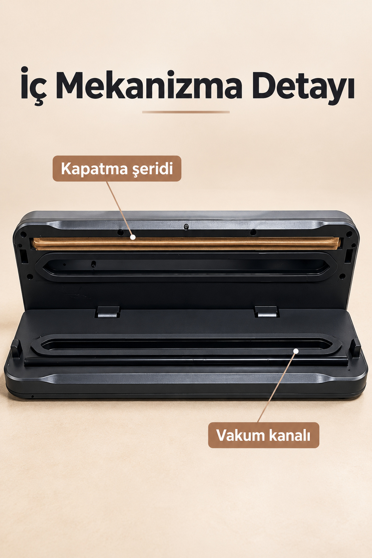 Gıda Paketleme Makinesi Üstten Kontrollü Sürgülü