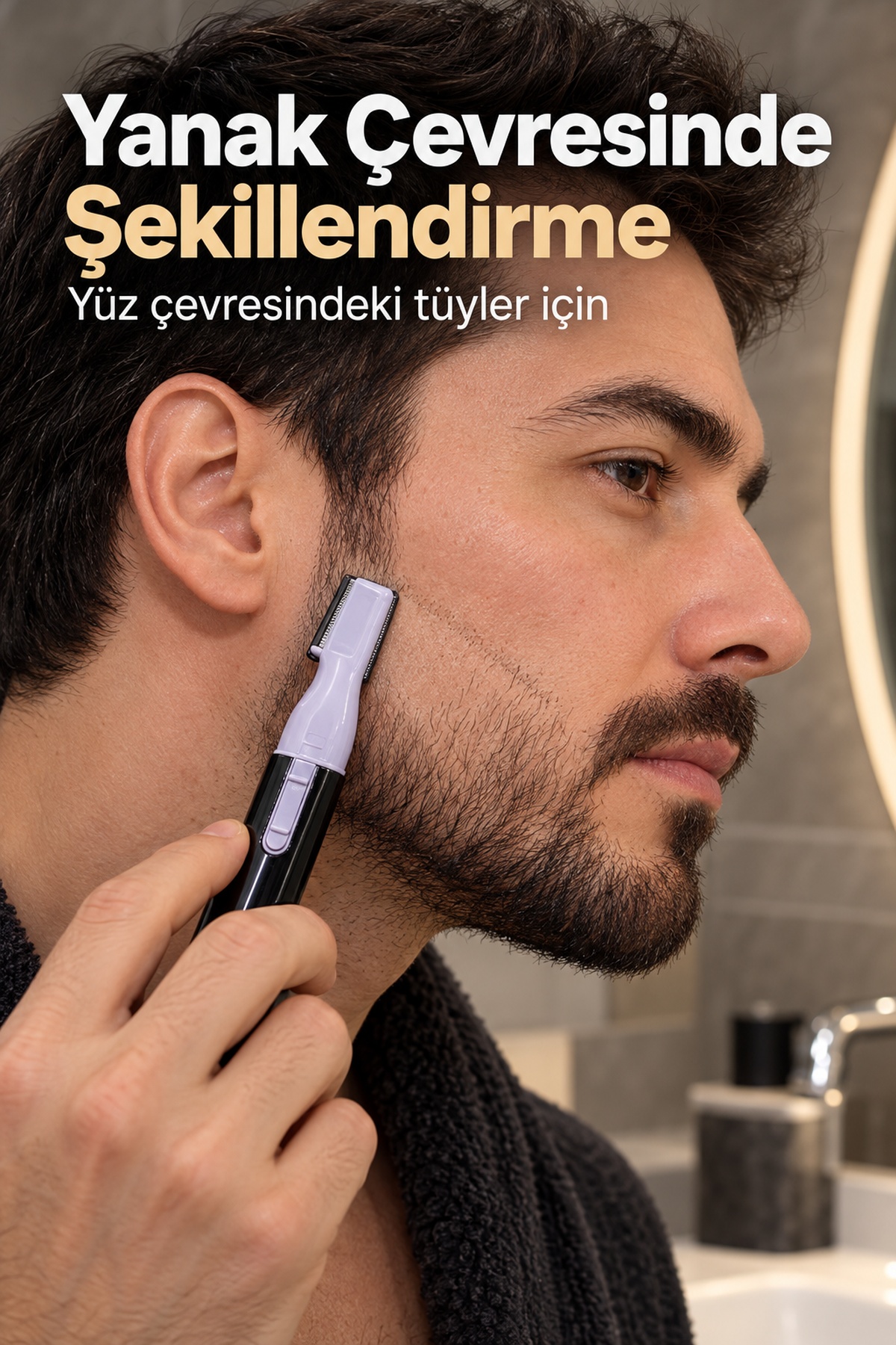 Sakal Şekillendirme ve Bıyık Kaş Düzeltme Cihazı