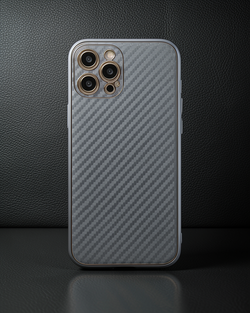 iPhone 12 Pro Kılıf Coco Karbon Silikon - Gri