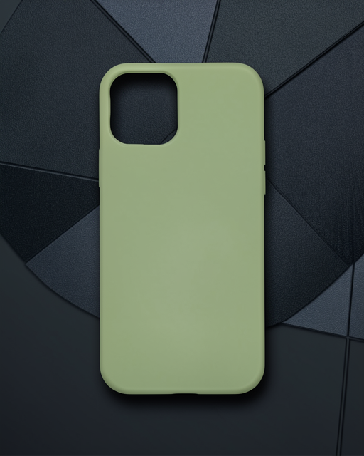 iPhone 12 Mini Kılıf Nano İçi Kadife Silikon - Yeşil
